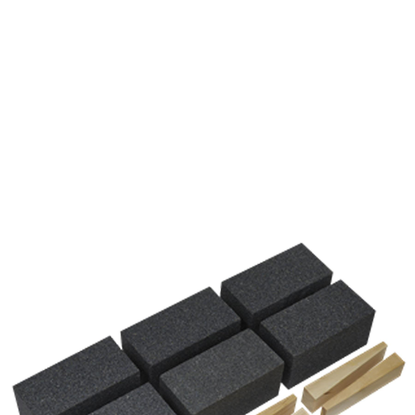 Sealey Floor Grinding Block 50 x 50 x 100mm 12Grit - Pack of 6