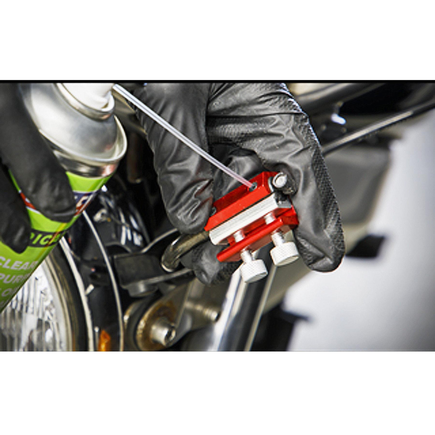 Sealey Motorcycle Twin-Clamp Cable Oiler Steering, Hub & Suspension