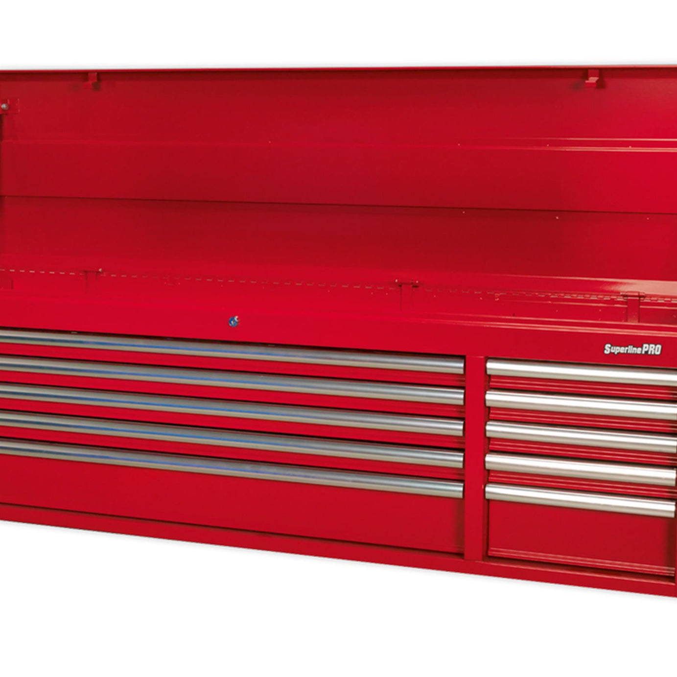 Sealey Topchest 10 Drawer with Ball Bearing Slides Heavy-Duty - Red