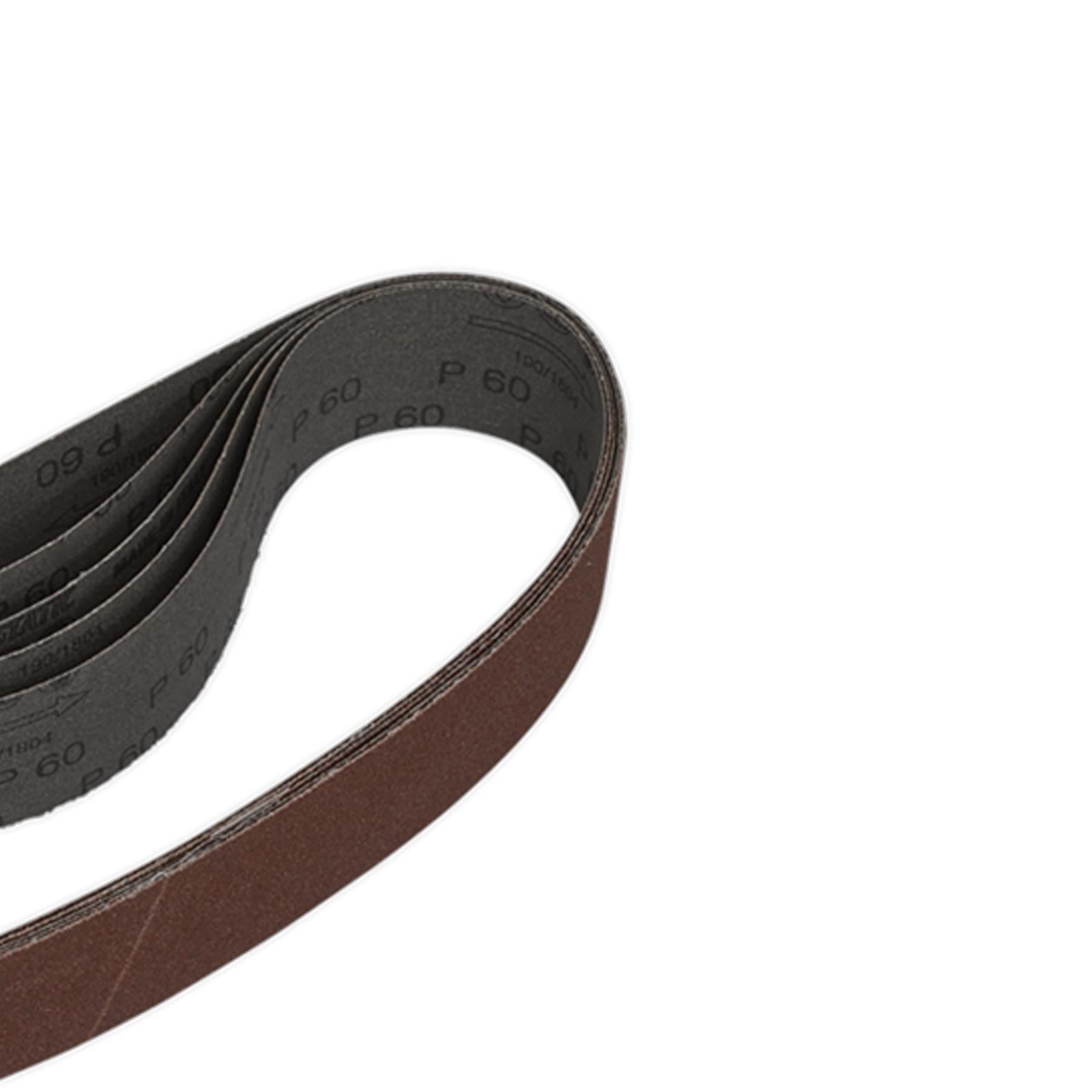Sealey Sanding Belt 50 x 686mm 60Grit Pack of 5