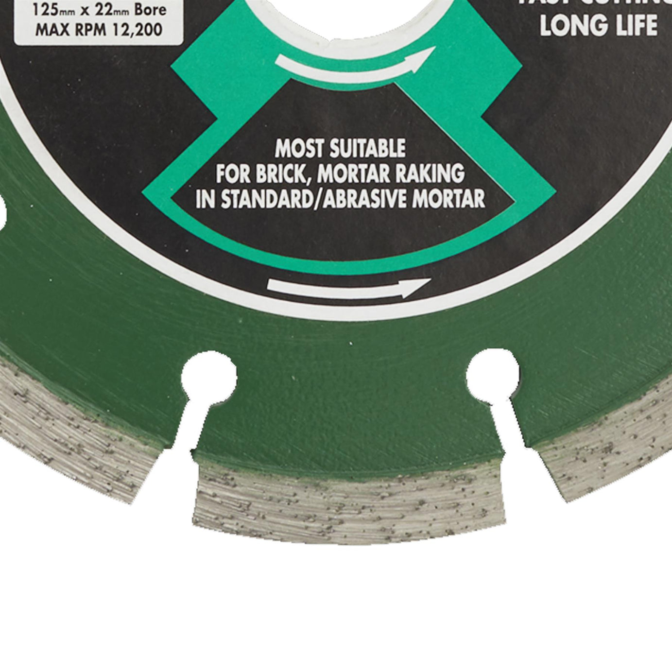 Sealey Value Plus Diamond Blade 125 x 22mm Cutting hard and medium