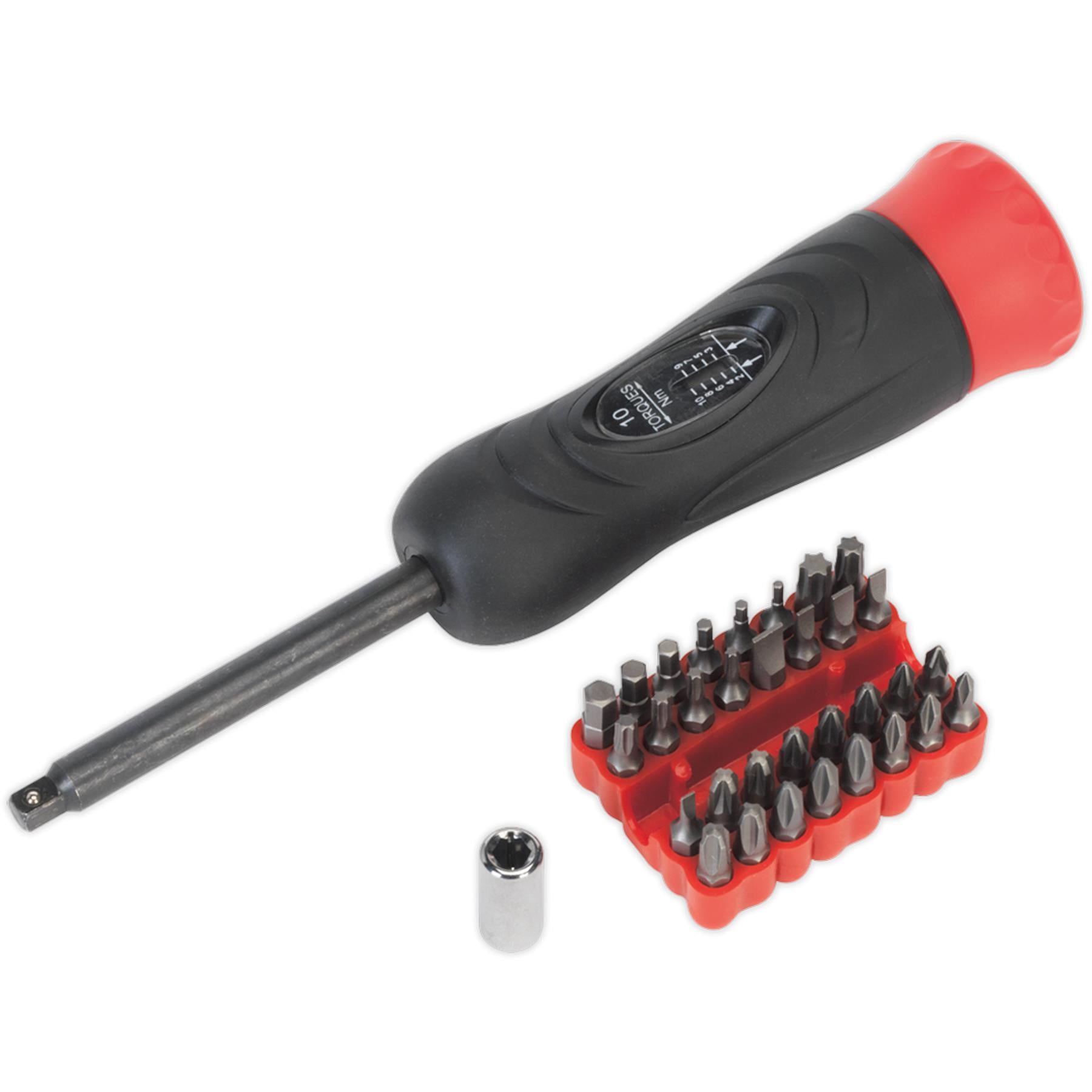 Sealey Torque Screwdriver Set 34pc 2-10Nm 1/4"Sq Drive
