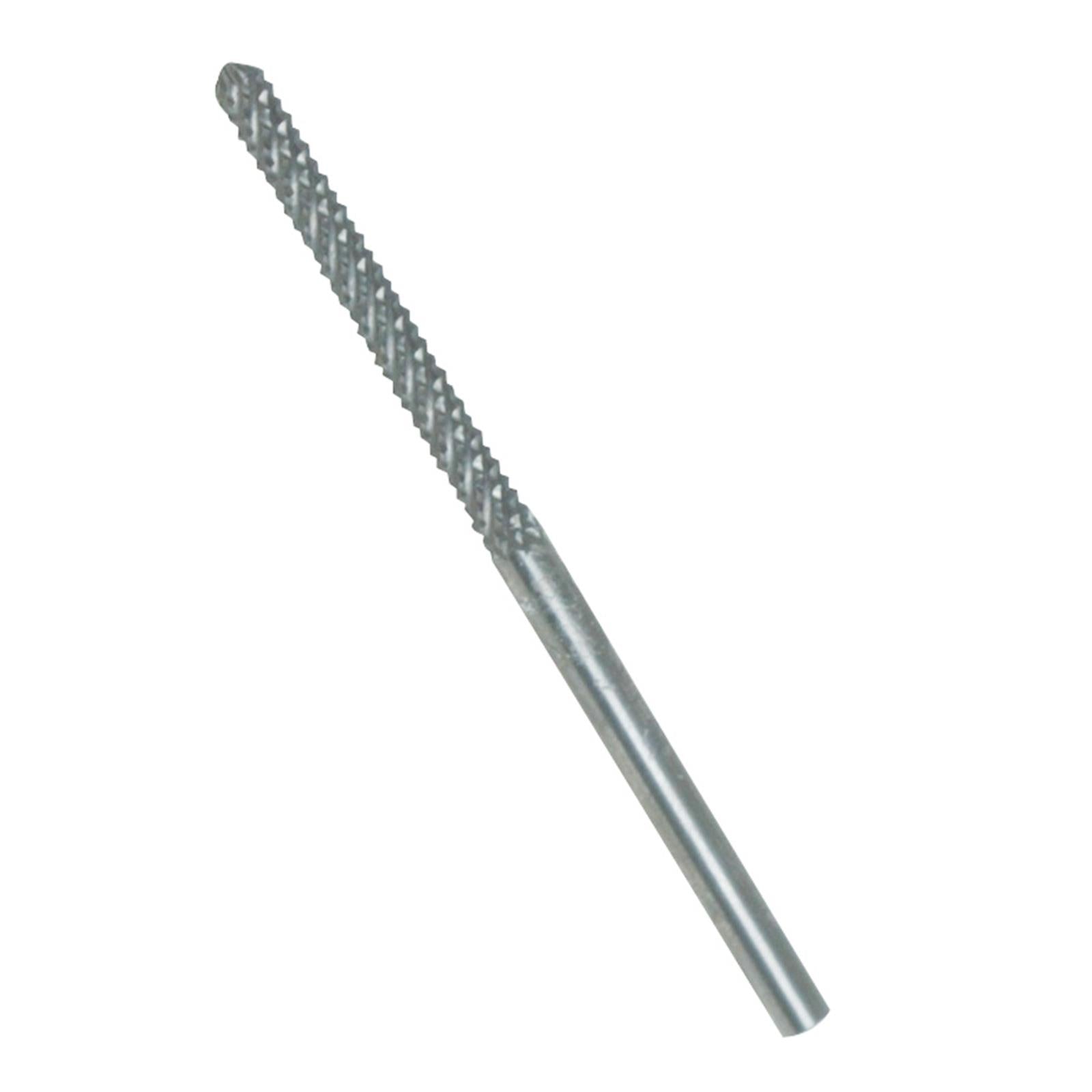 Tile Cutting Spiral Saw Bit - 3.17mm (1/8") Grout Removal Steel Cutter Stone