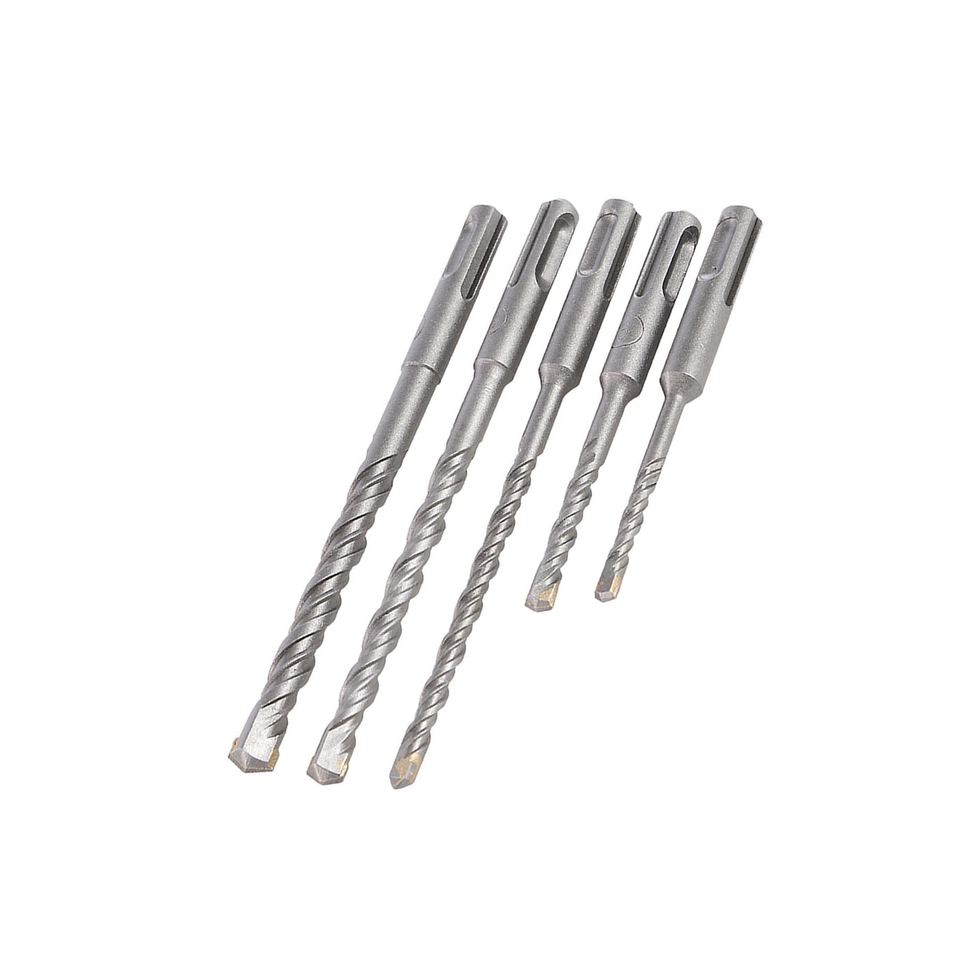 5Pce SDS Plus Masonry Drill & Steel Set Sandblasted Finish Professional Kit
