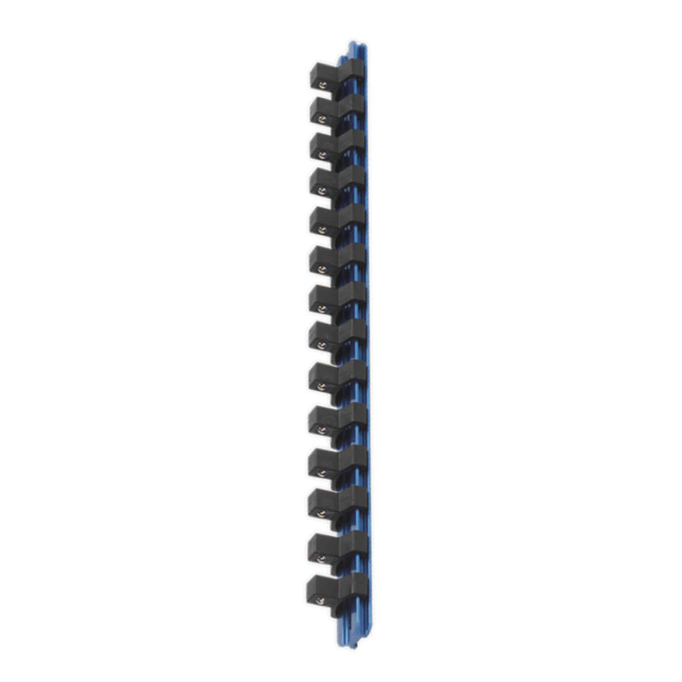 Sealey Socket Retaining Rail with 14 Clips Aluminium 3/8"Sq Drive
