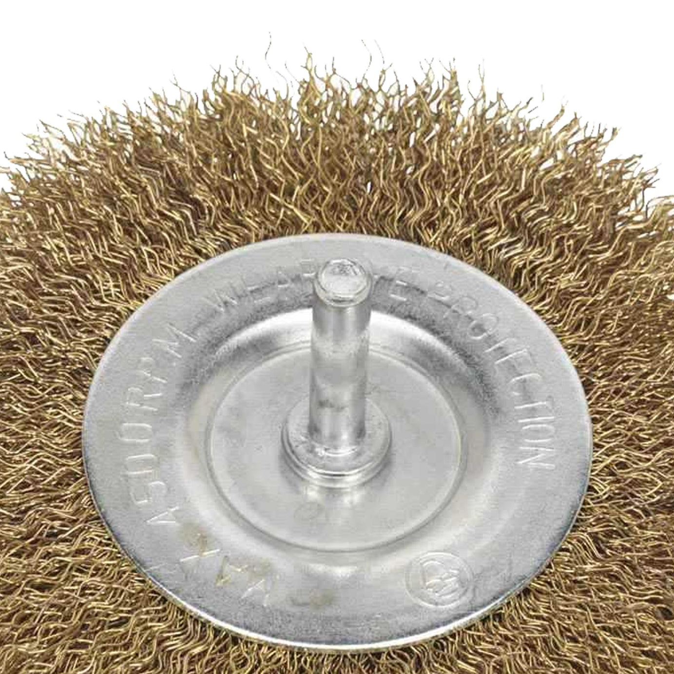 Sealey Flat Wire Brush 100mm with 6mm Shaft