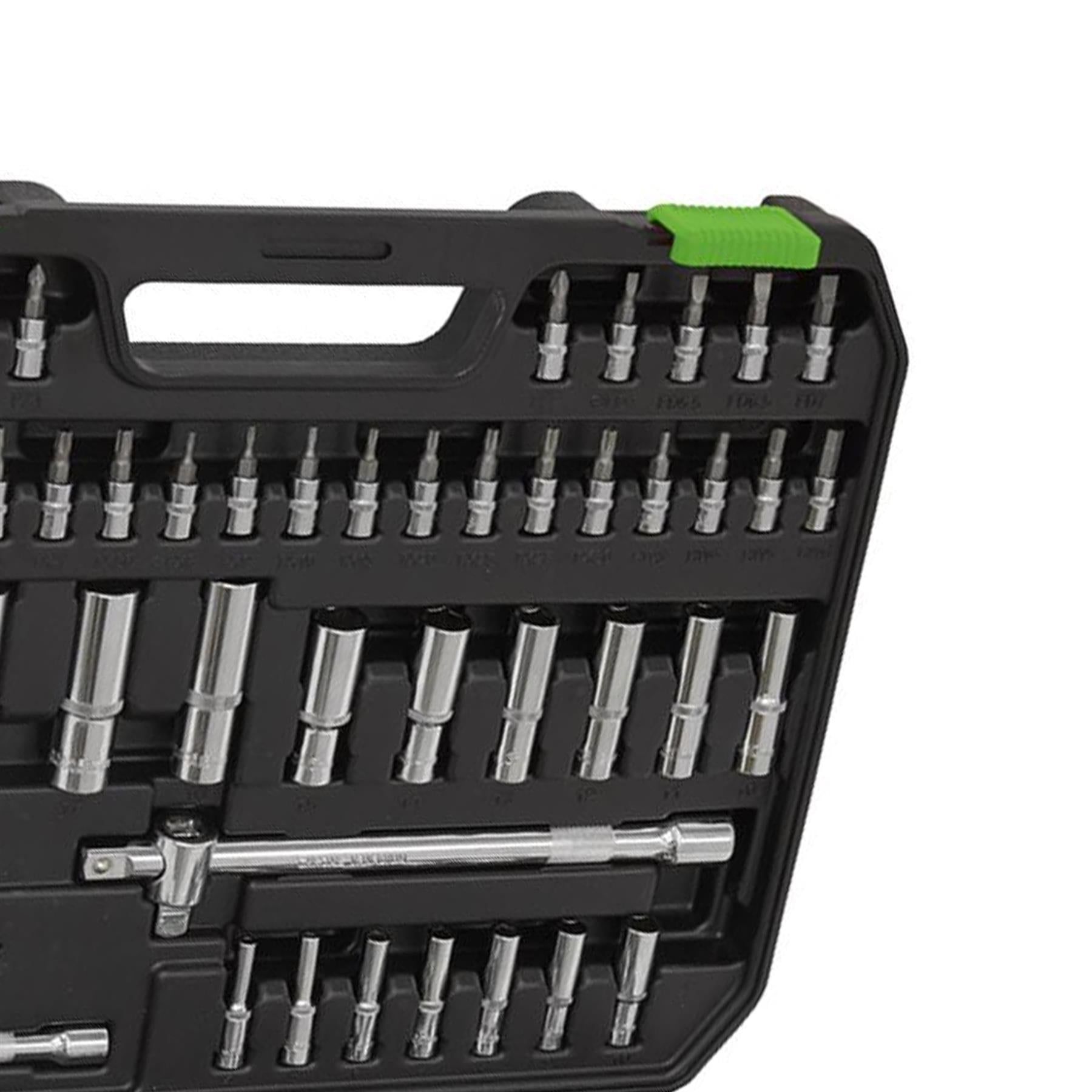 Sealey Socket Set 171pc 1/4", 3/8" & 1/2"Sq Drive WallDrive Metric