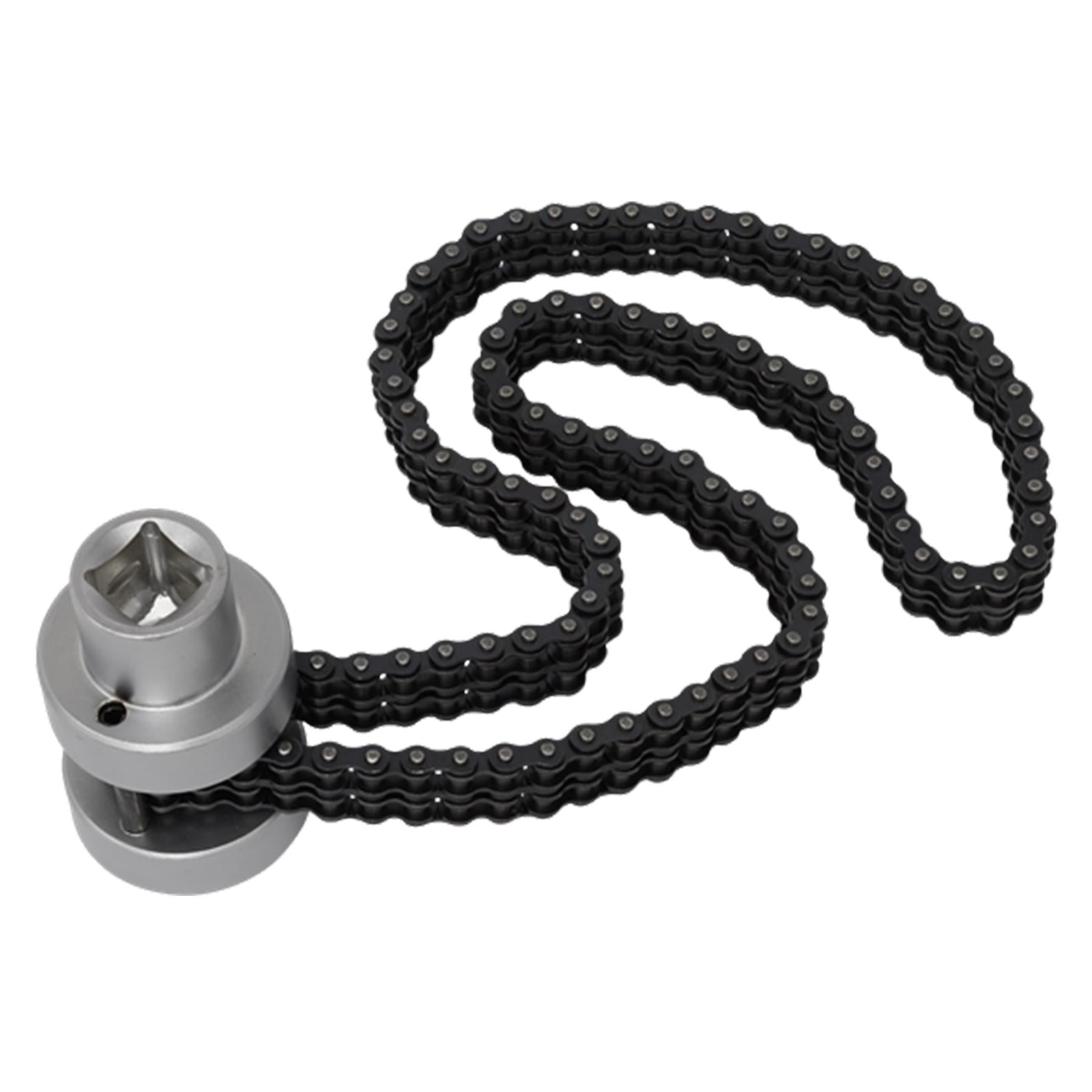 Sealey Oil Filter Chain Wrench 60-115mm 1/2"Sq Drive