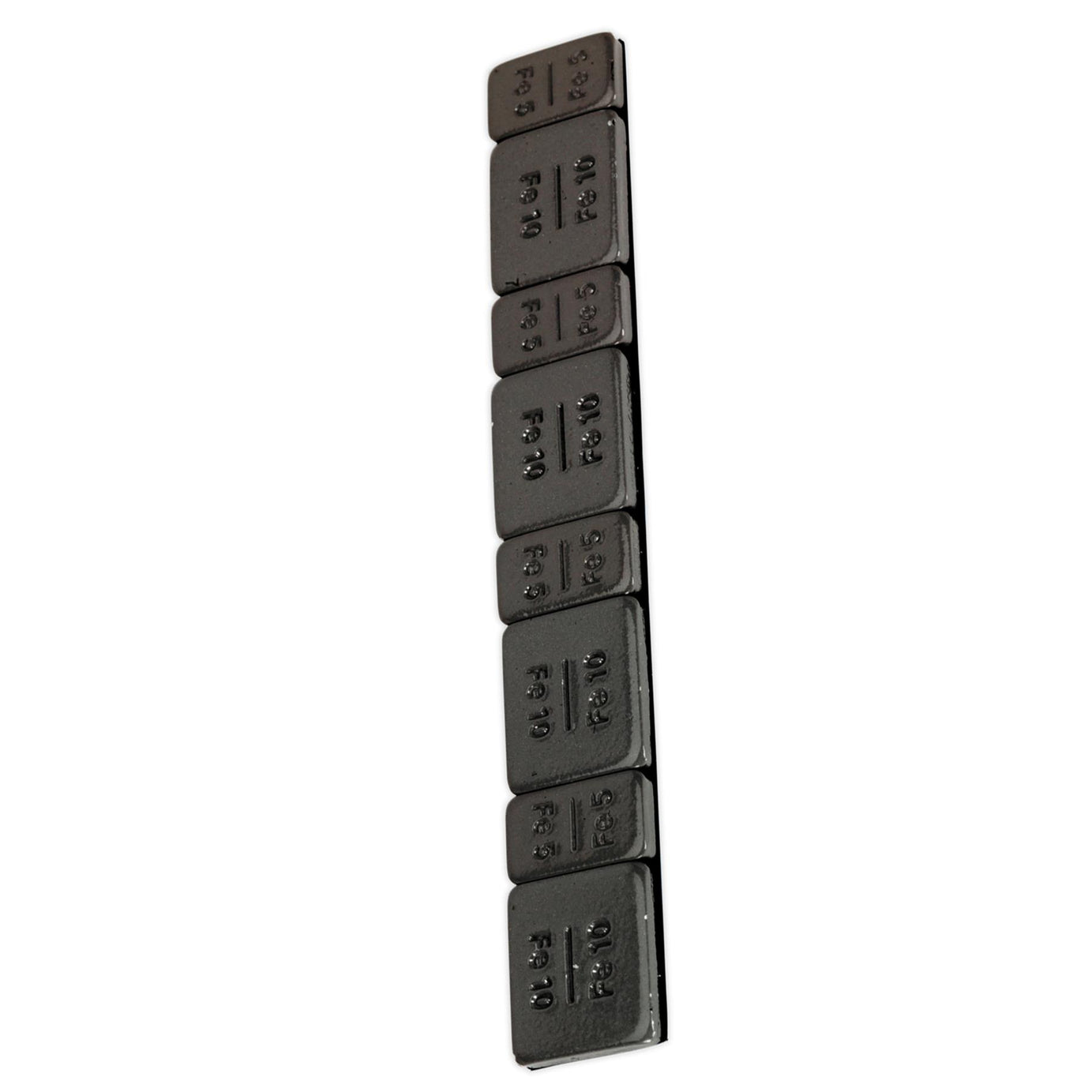 Wheel Weight 5 & 10g Adhesive Zinc Plated Steel Pk of 50x8 Sealey