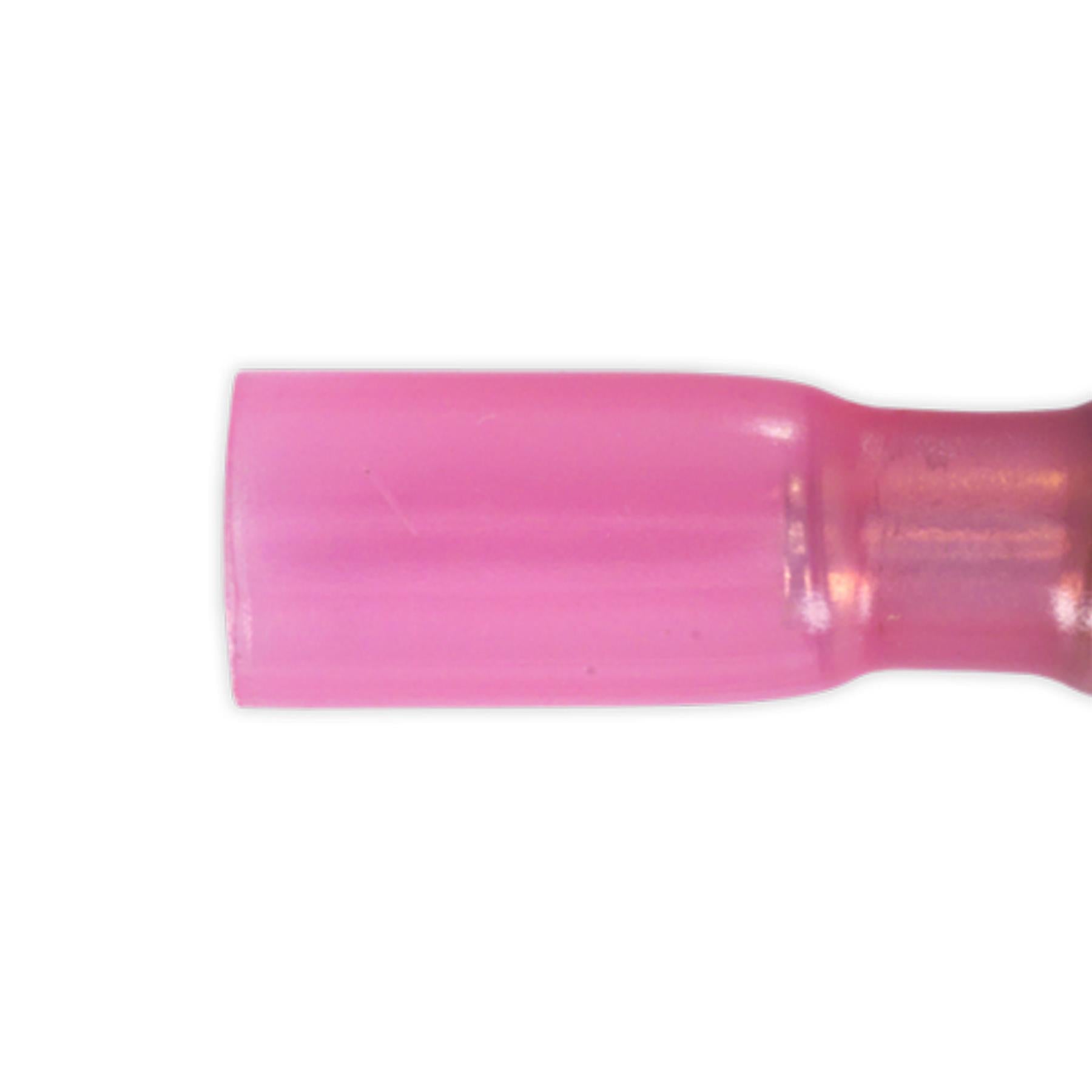 Sealey Heat Shrink Butt Connector with Crimp & Solder Red Pk of 25