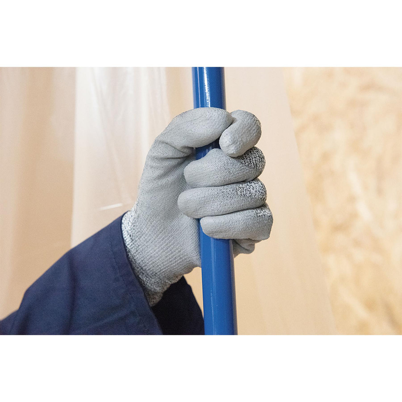 PU Palm Coated Work Gloves Garden Garage Cut Protection Very Strong Durable[Cut 5,1,DP01891]