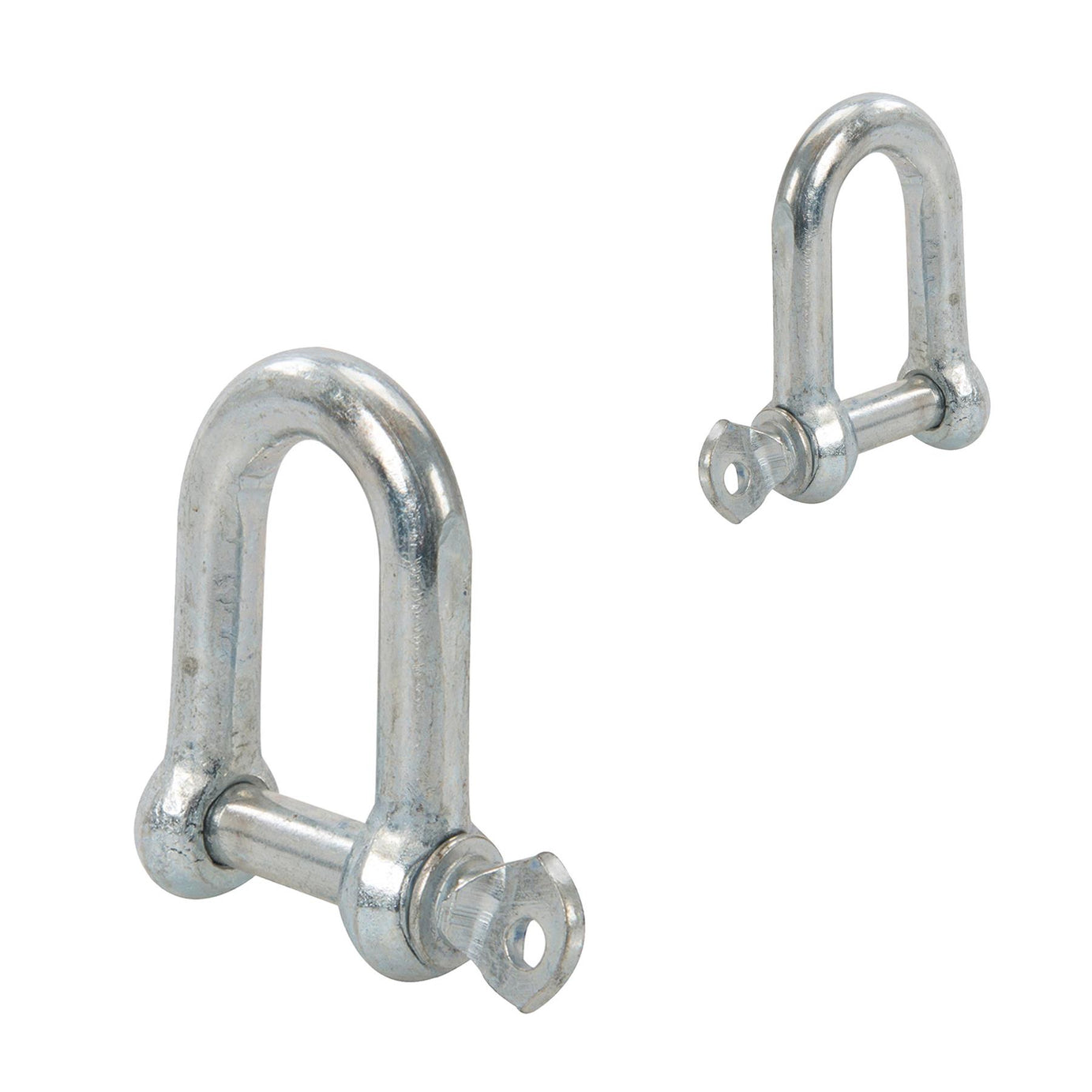 D Shackle Dee Link M12 6pc Galvanised Steel Lifting Towing Rigging Pin Loop