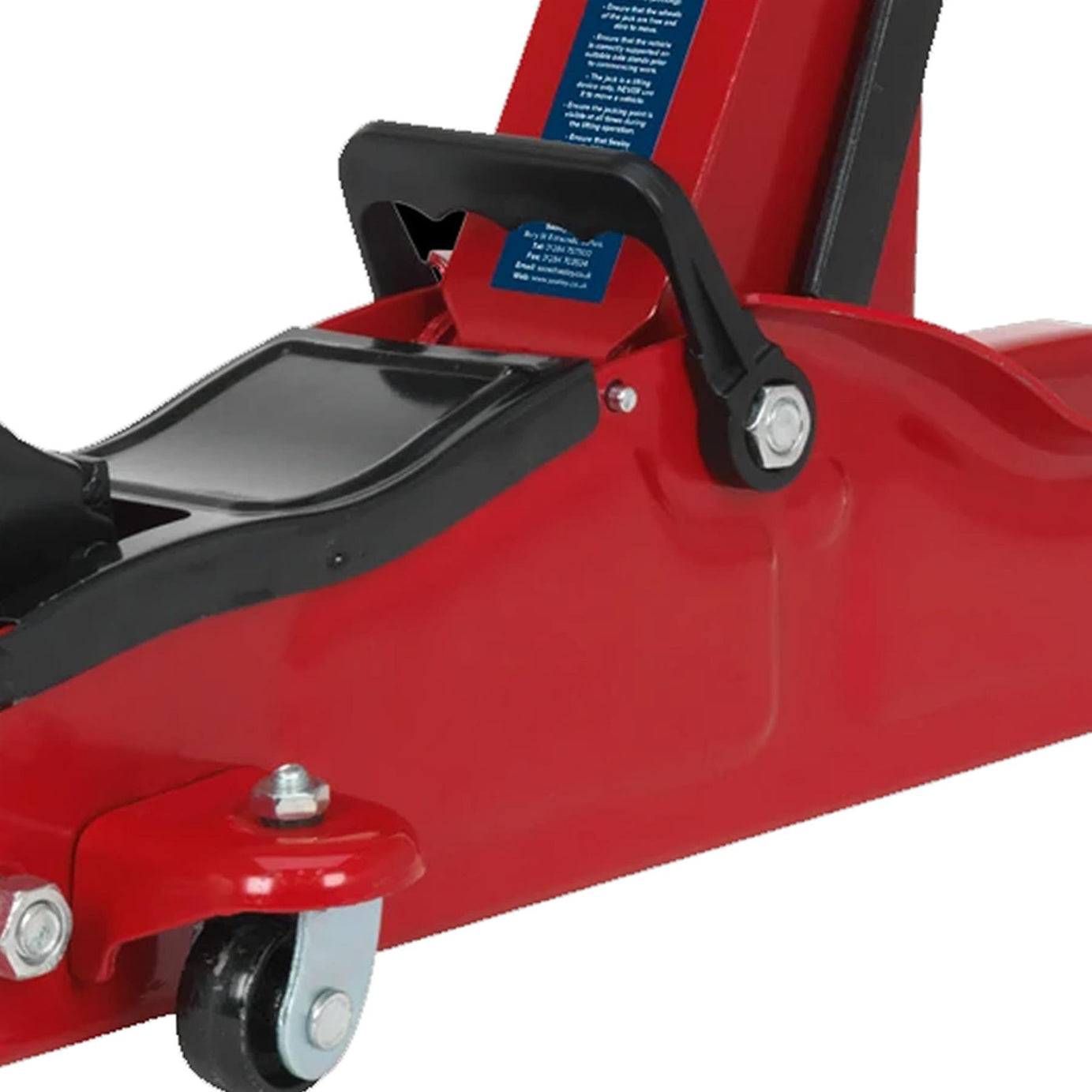 Sealey Trolley Jack 2tonne Low Entry Short Chassis