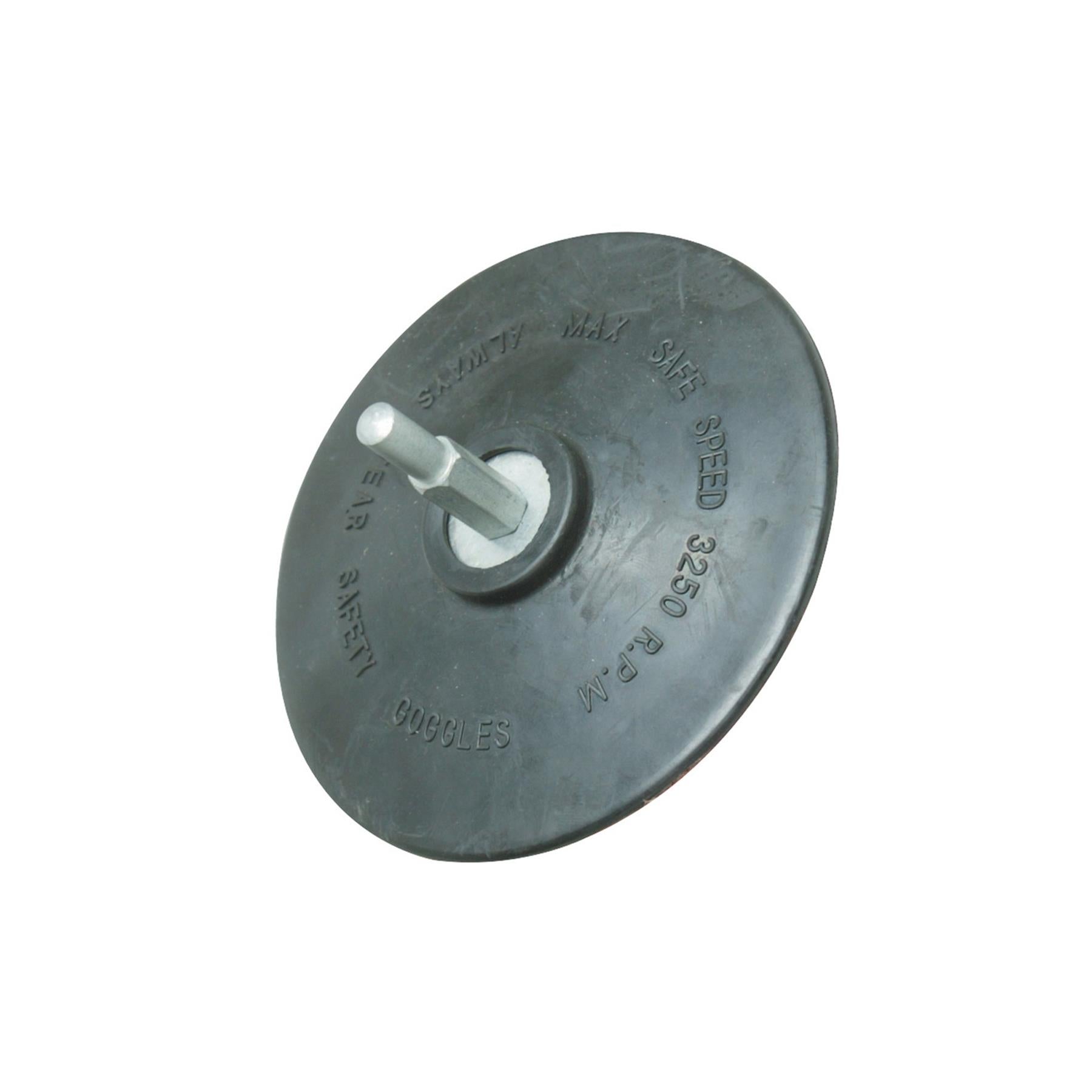 Hook & Loop Backing Pad Arbor 6mm - 125mm With Hook And Loop Polishing Sponges