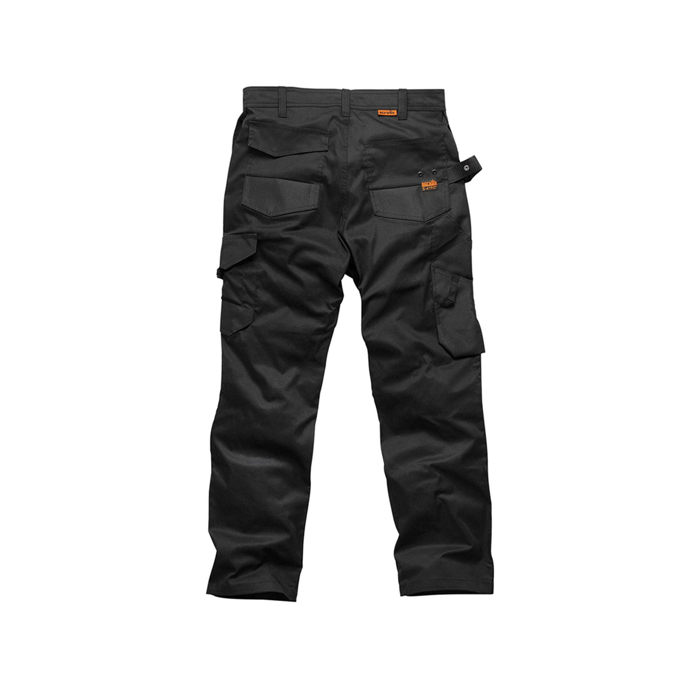 Scruffs Trade Flex Slim Fit Work Trousers 32S Black Men's Flexi Trouser