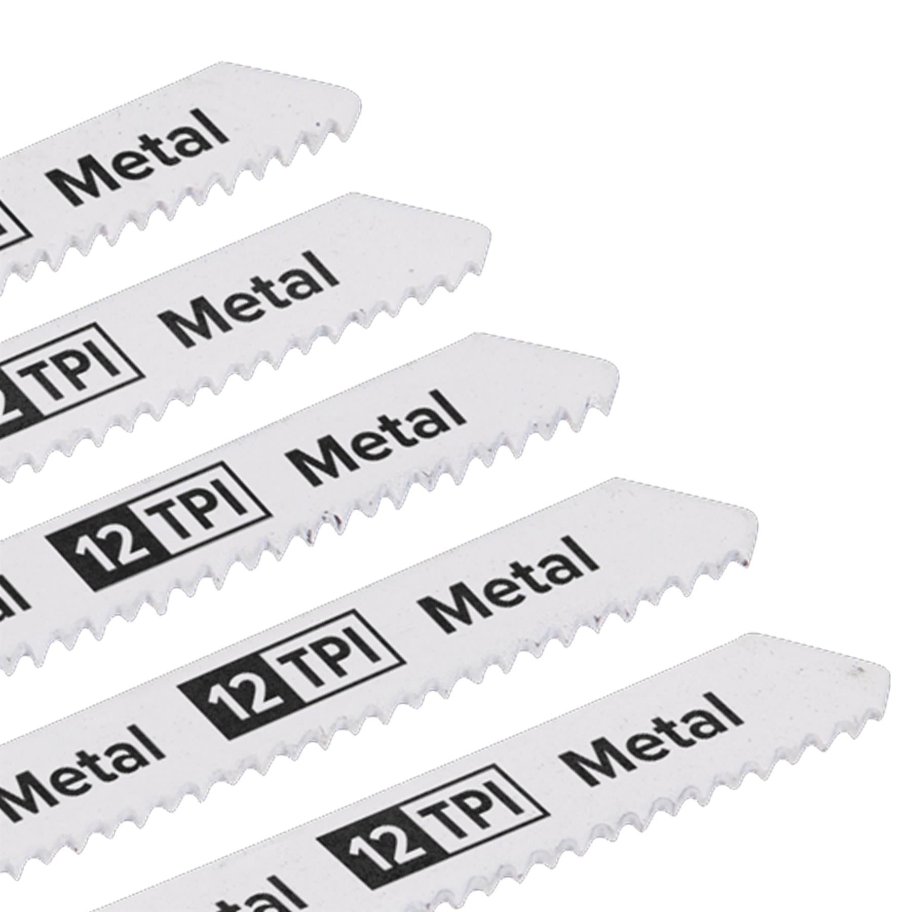 Sealey Jigsaw Blade Metal 75mm 12tpi - Pack of 5
