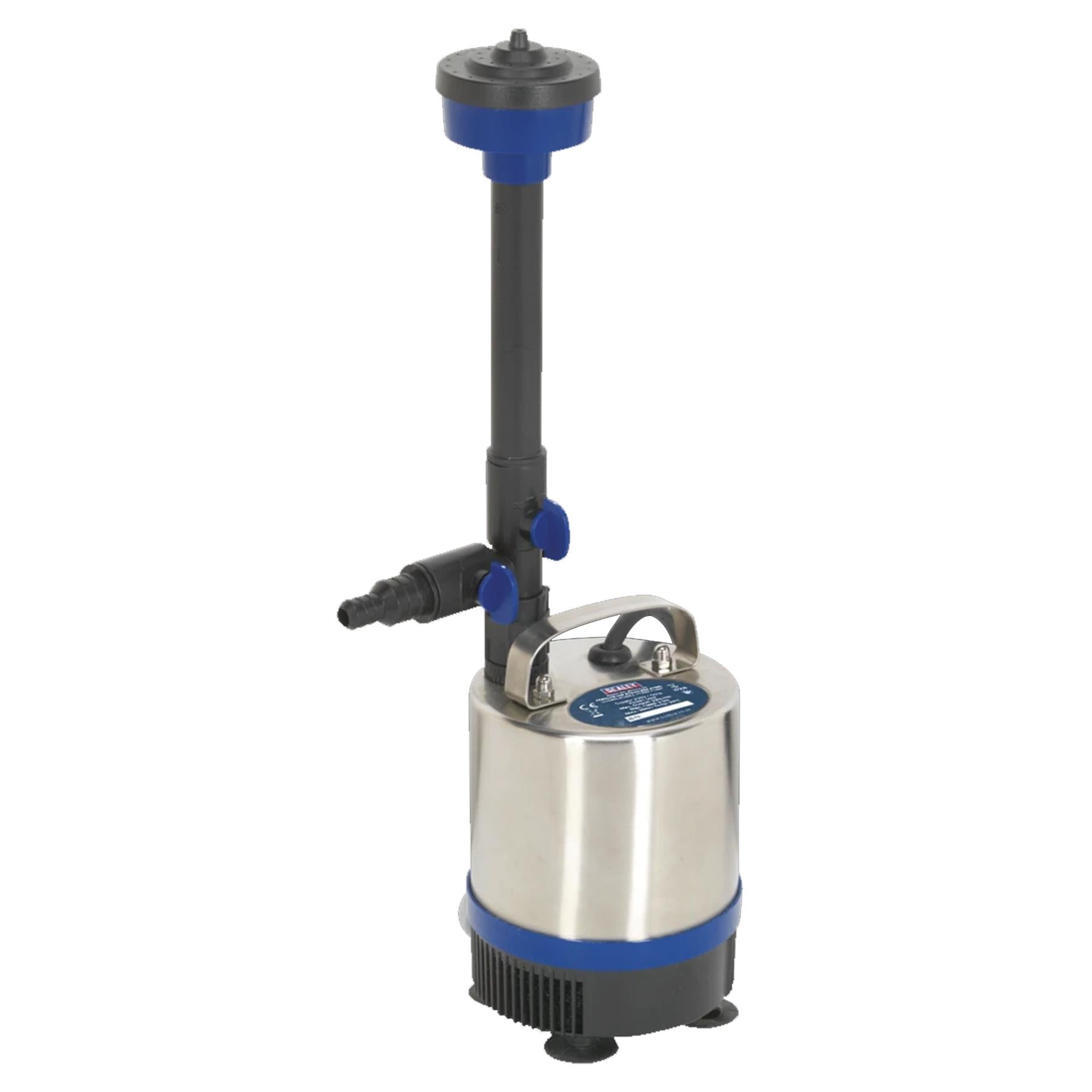 Submersible Pond Pump Stainless Steel 1750L/hr 230V Sealey