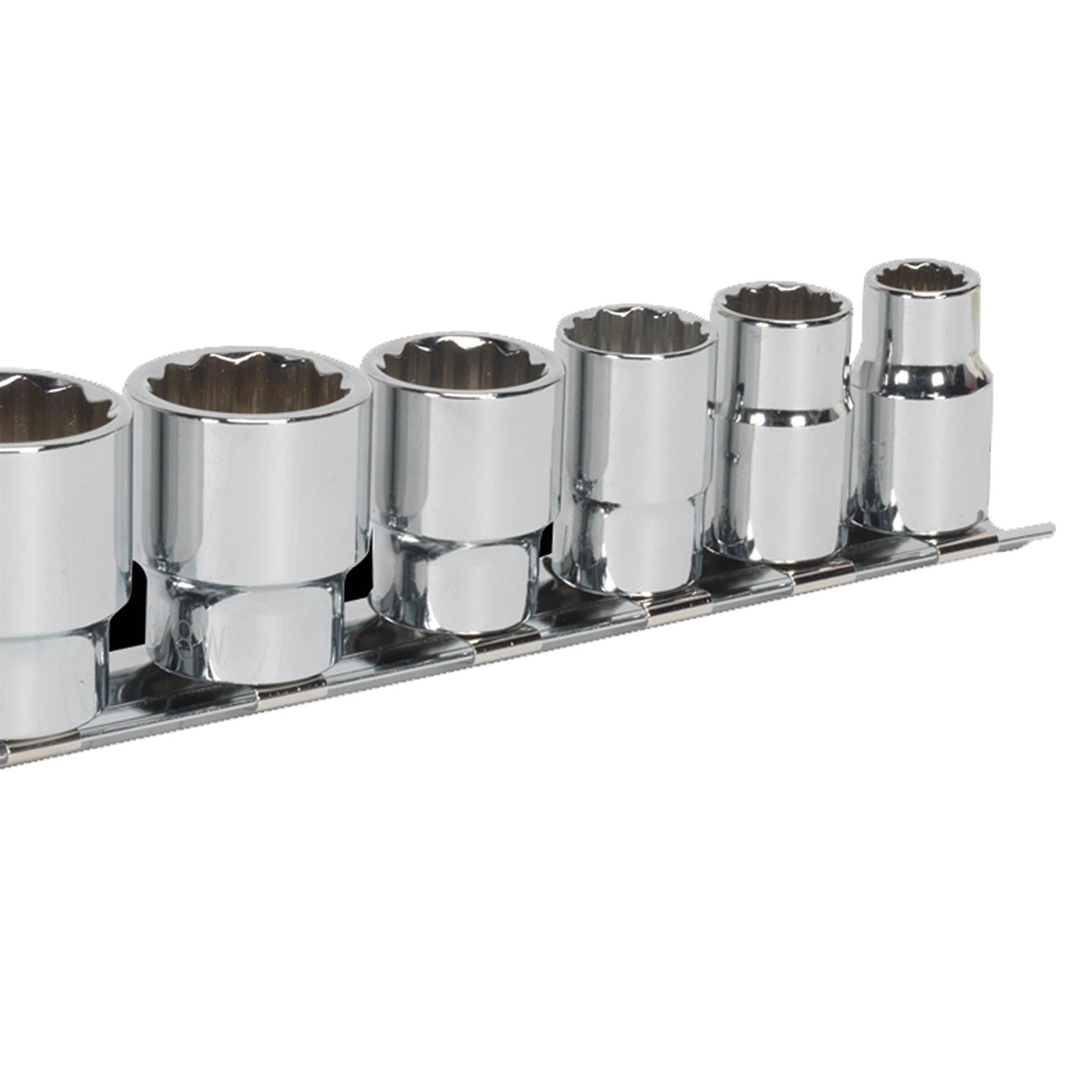 Sealey Socket Set 7pc 3/8"Sq Drive Whitworth