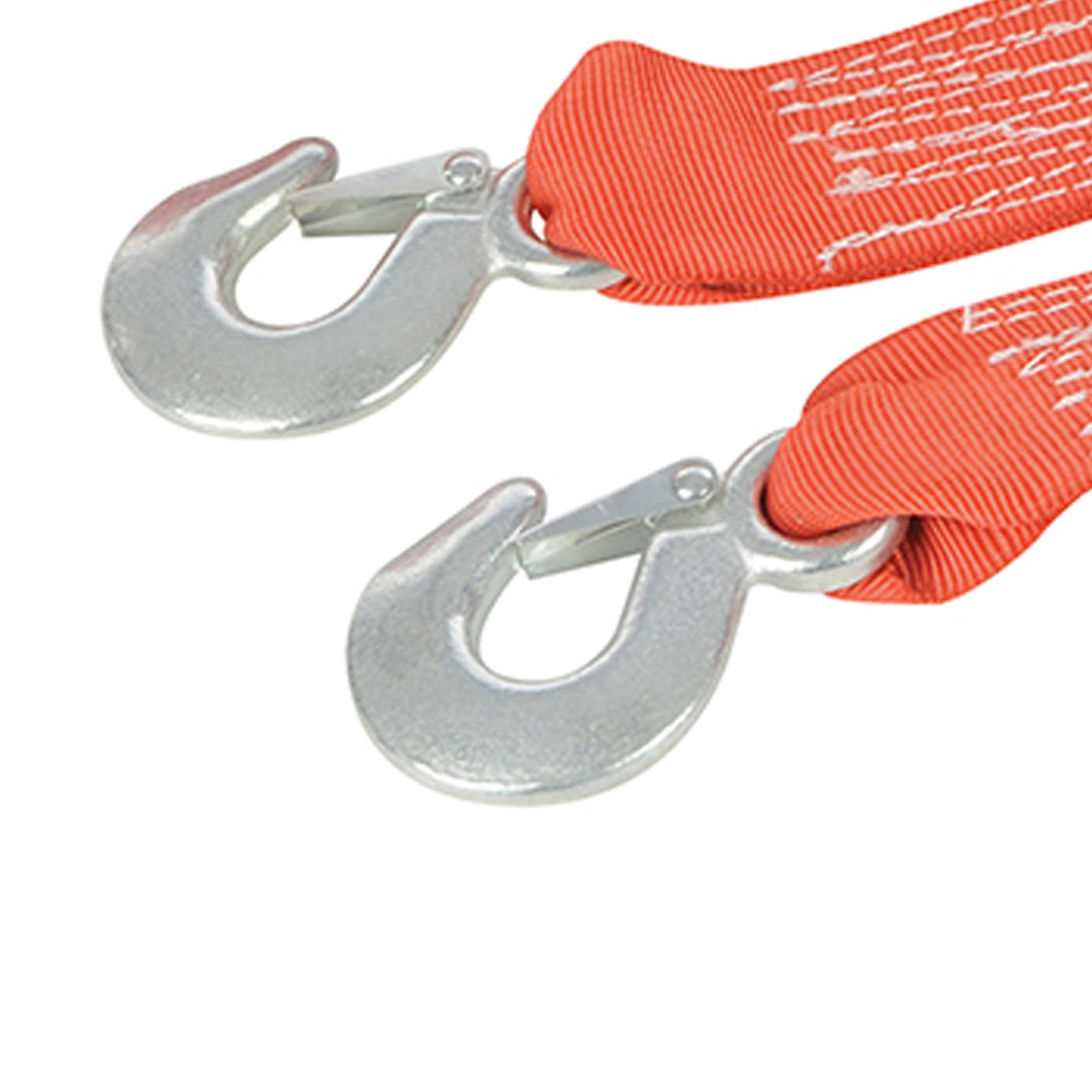 Elasticated Tow Rope 4 Tonne - 4M X 50mm Forged Hooks & Hook-Retaining Sleeves