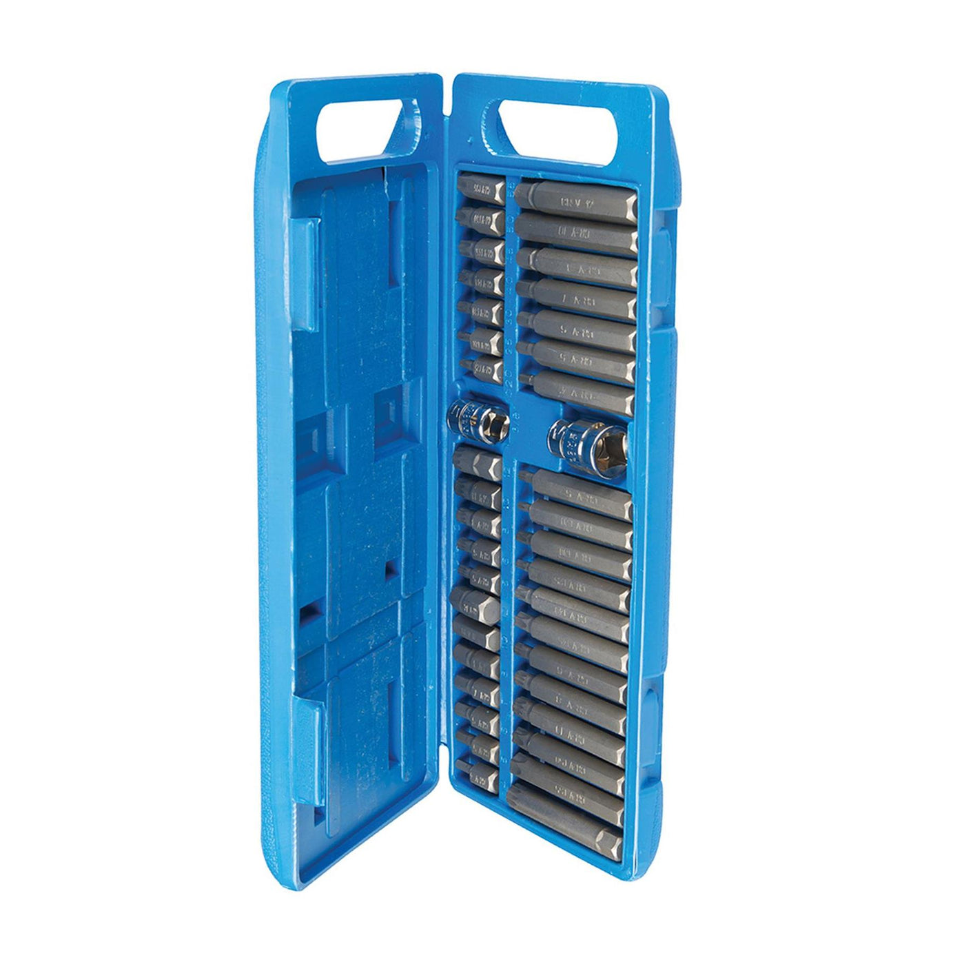 40Pce Hex, Torx & Spline Bit Set With Impact Screwdrivers And Ratchets