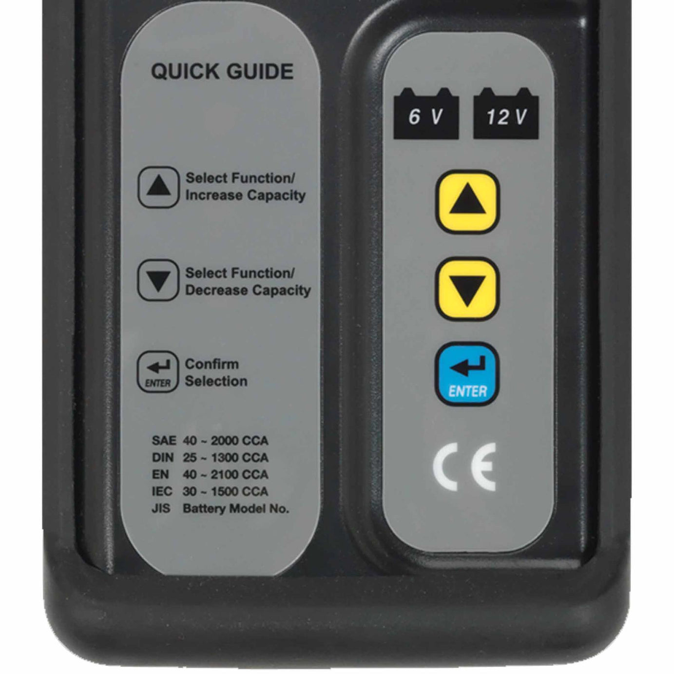 Sealey Digital Battery & Alternator Tester 6-12V Bat 6-24V Alt