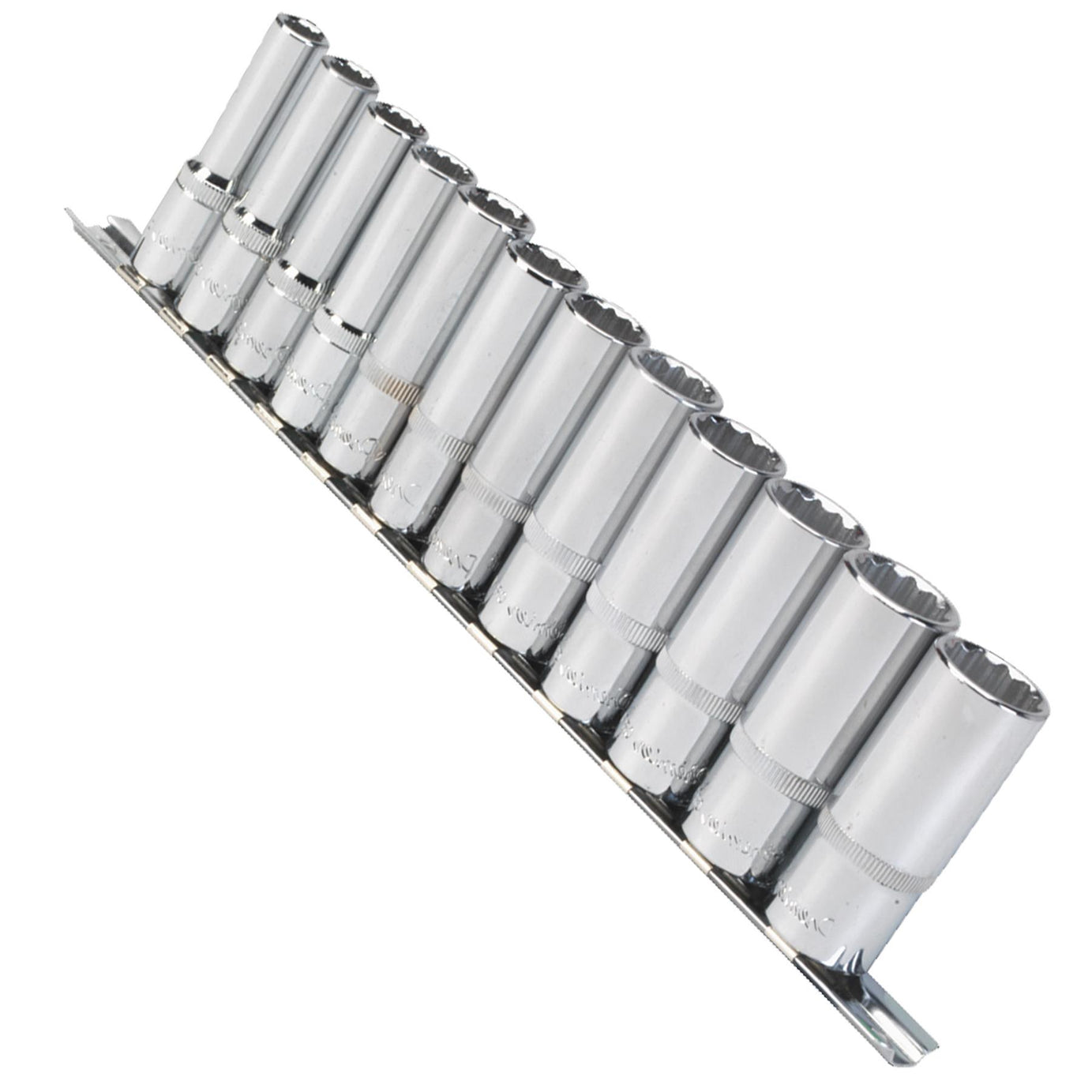 Sealey Socket Set 12pc 3/8"Sq Drive 12pt Deep WallDrive Metric