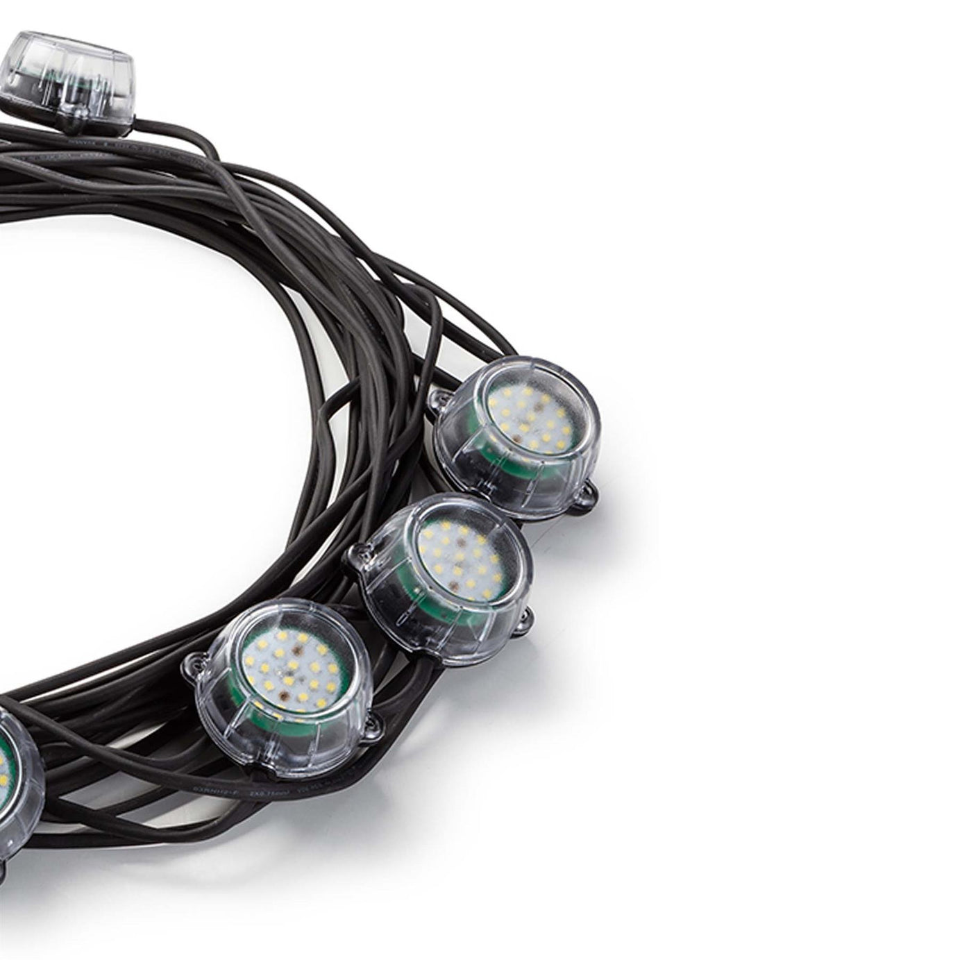 Defender 22m Heavy Duty LED Encapsulated Festoon String Lights 50W 110V 50W
