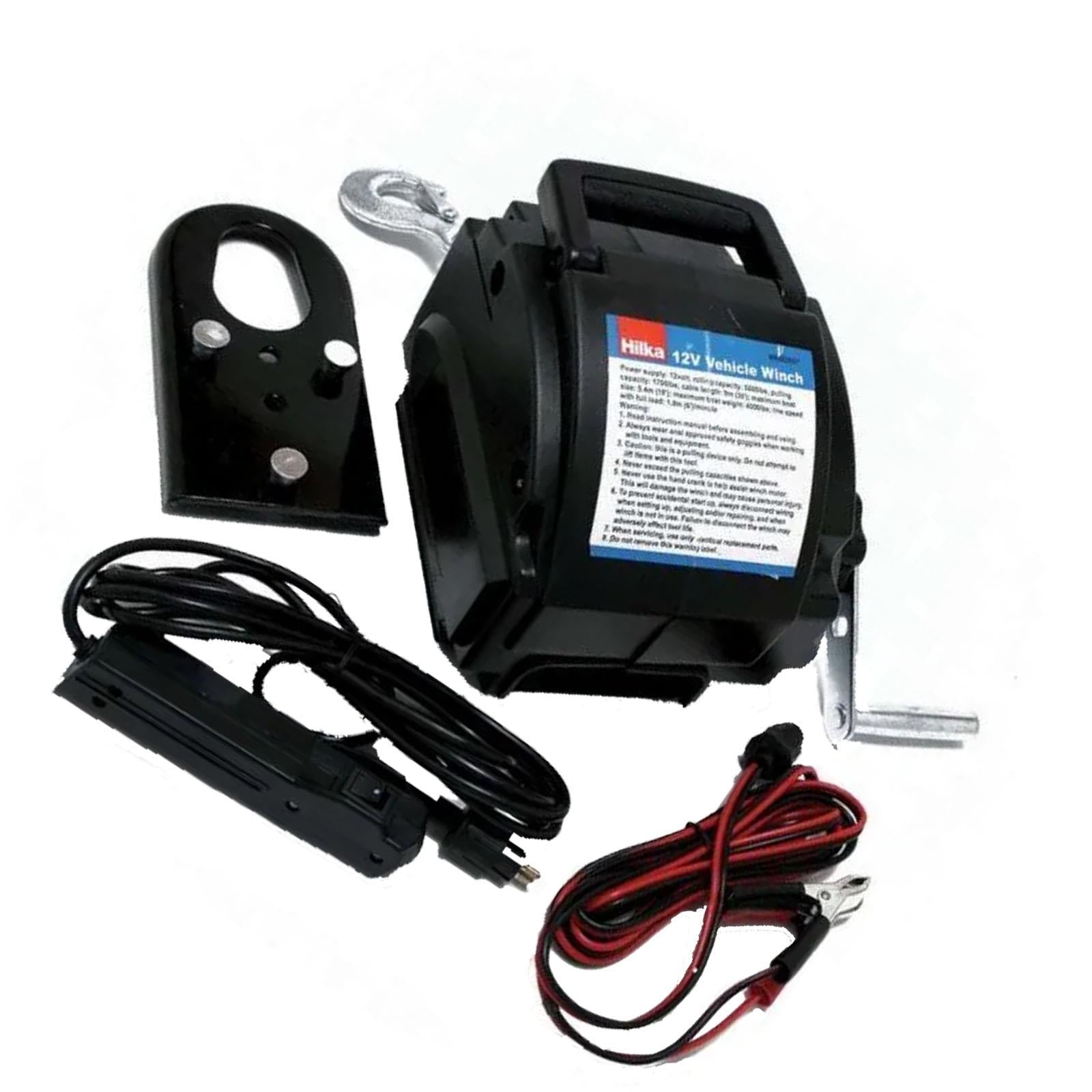 Powerful 12 Volt Vehicle Winch