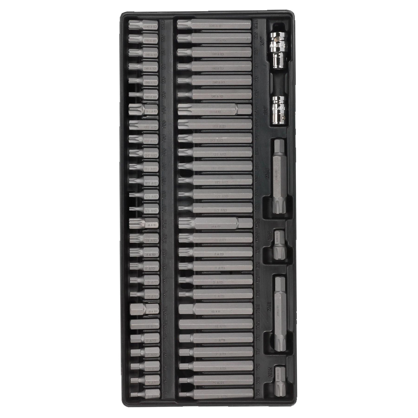 Sealey Tool Tray with Security TRX-Star/Hex/Ribe/Spline Bit Set 60p