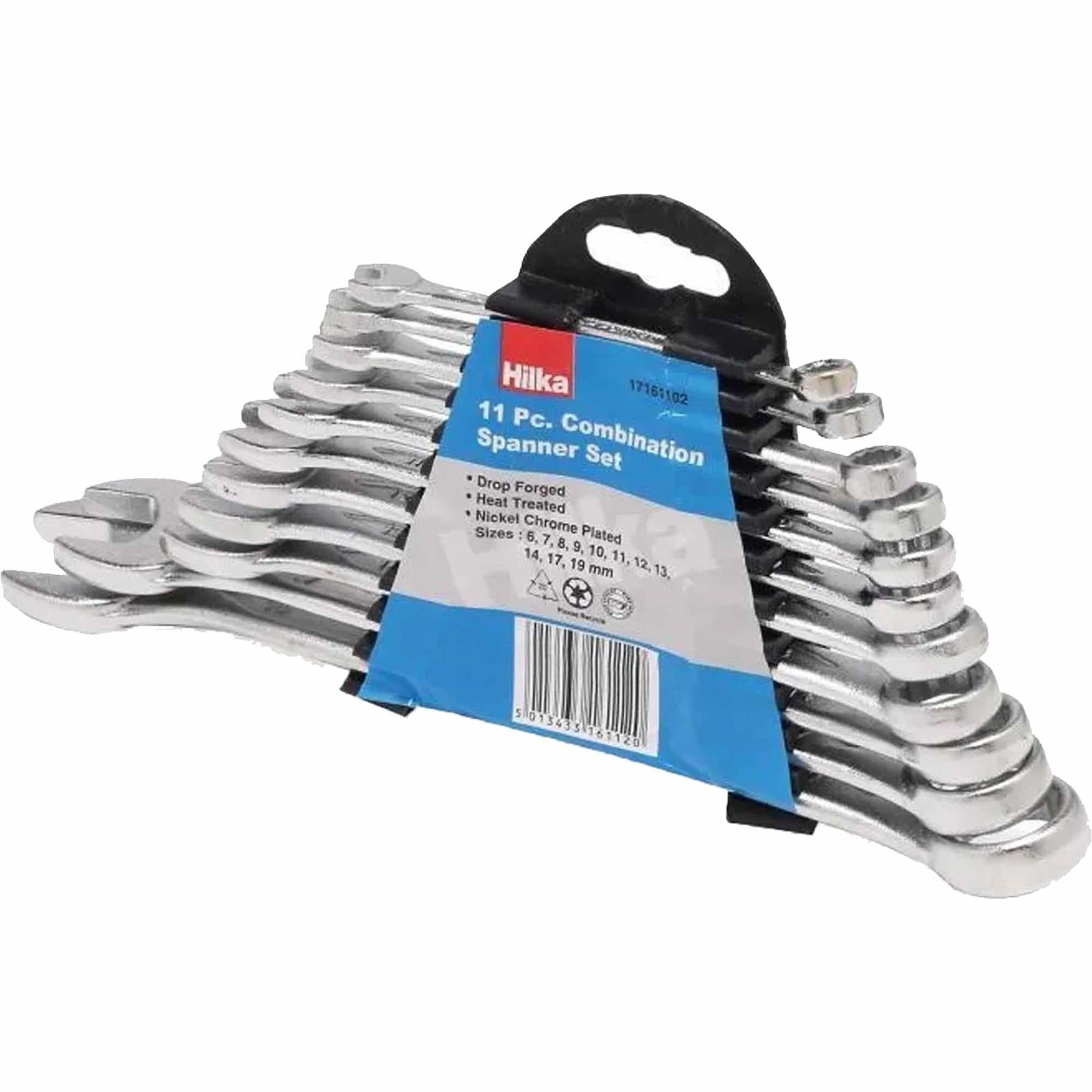 11pc Combination Wrench Set 6-19mm Spanner Mechanic Drop Forged Chrome