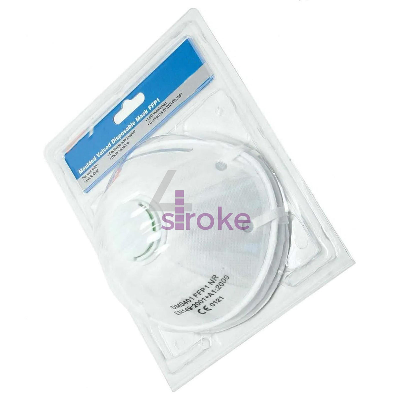 Disposable Face Mask Dust Respirator Moulded Valved FFP1 N80 Protection 9 Pcs