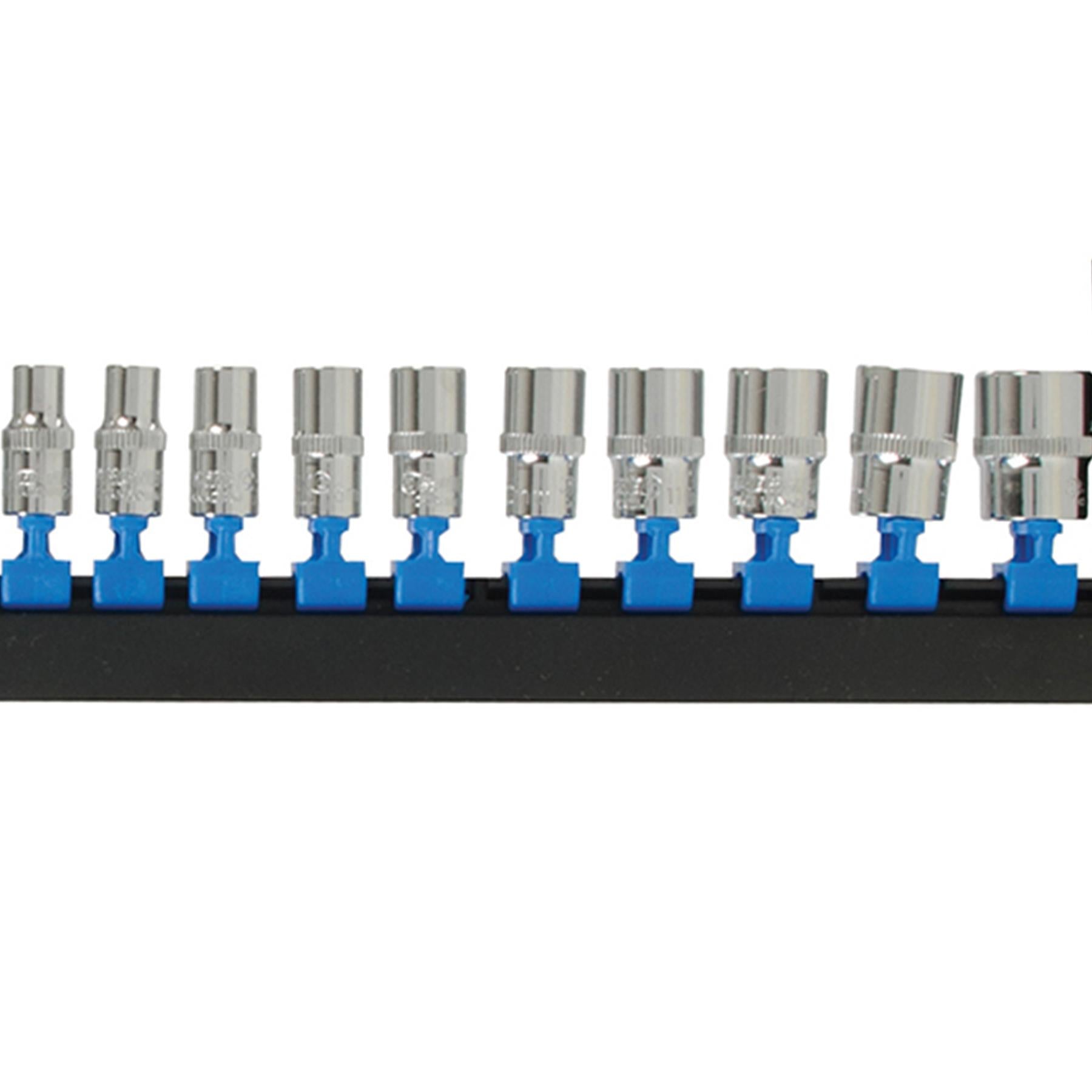 13 Pcs Socket Set 1/4" Drive Metric 4, 4.5, 5, 5.5, 6, 7, 8, 9, 10, 11, 12, 13mm
