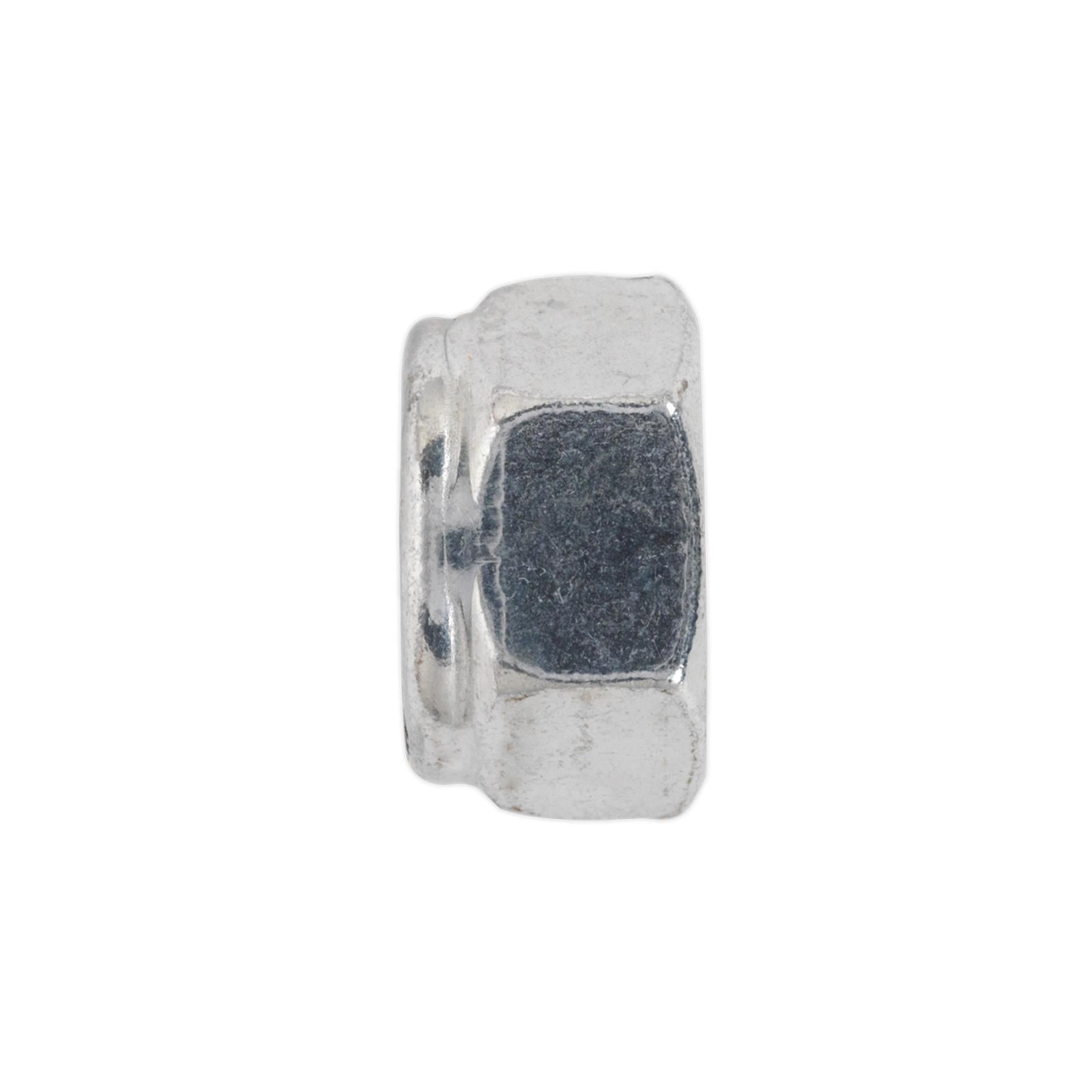 Sealey Nylon Locknut M16 Zinc Pack of 25
