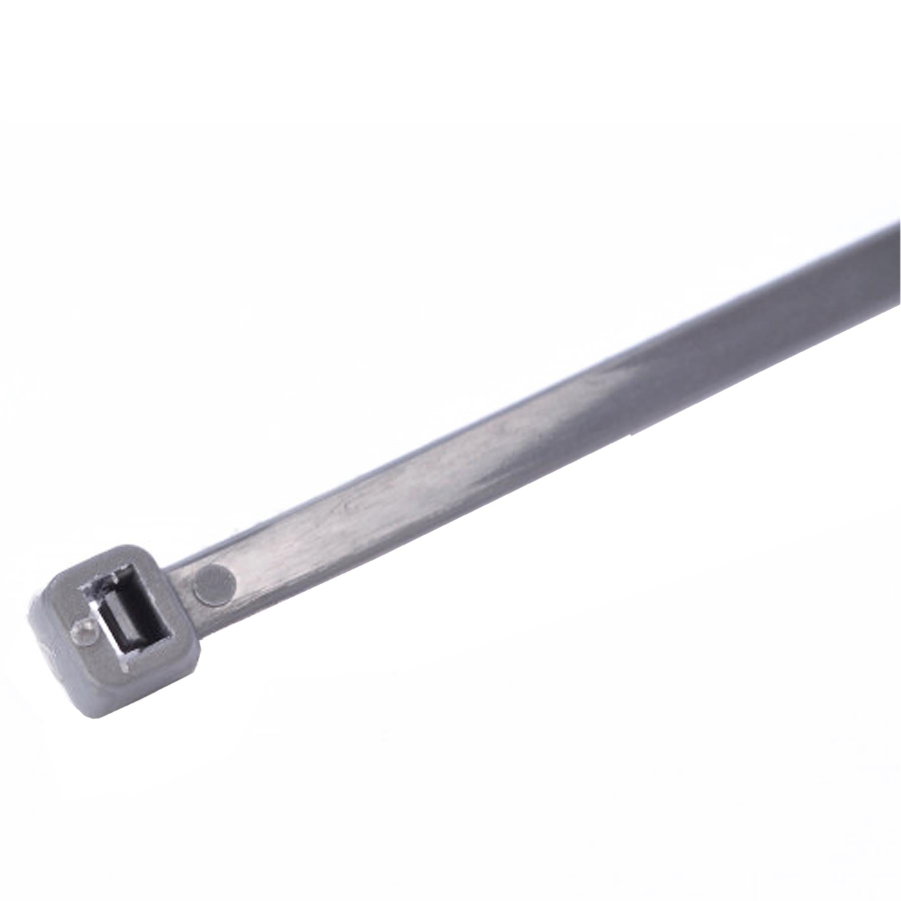 Cable Ties 50pc 4.8mm X 370mm Strong Silver Ideal for Wheel Trims BlueSpot