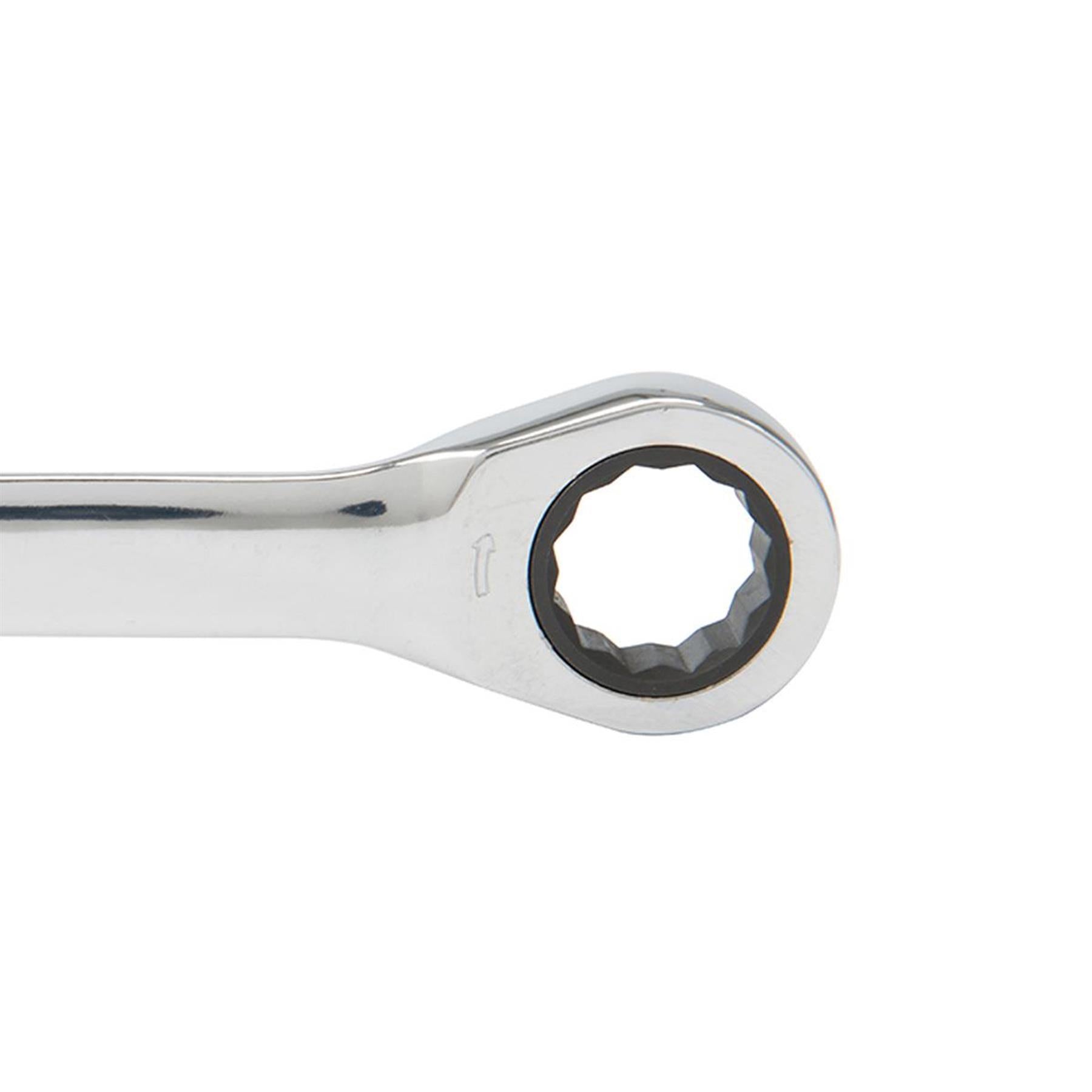 7Pce Stubby Ratchet Spanner Set 8 - 19mm Fully Mirror-Polished Quality