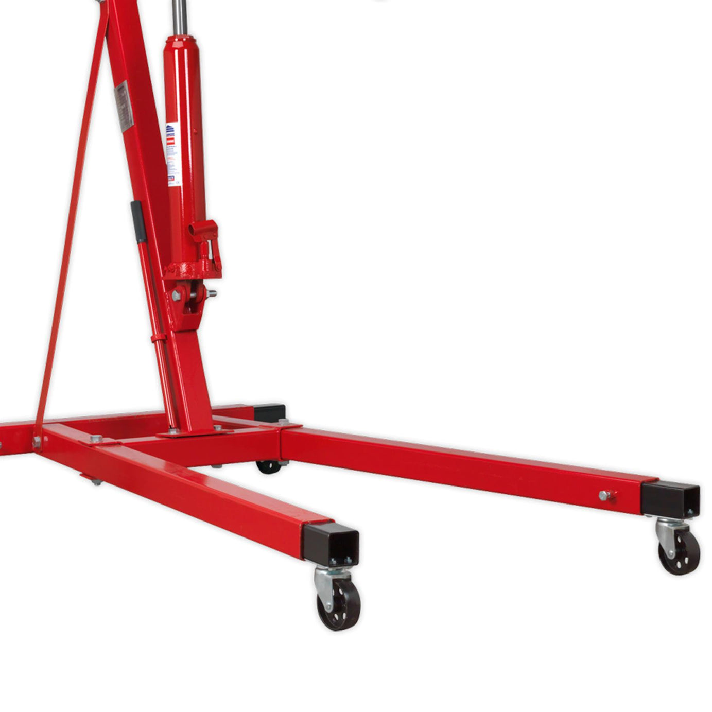 Sealey Engine Crane 1tonne Long Reach Extendable Legs