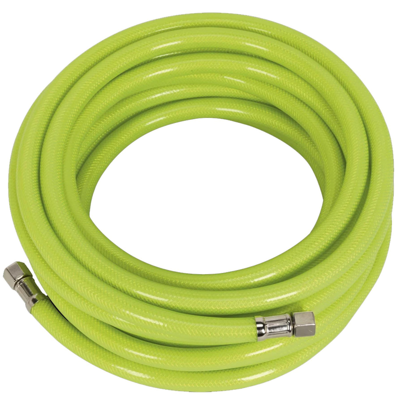 Sealey Air Hose High-Visibility 10m x �8mm with 1/4"BSP Unions