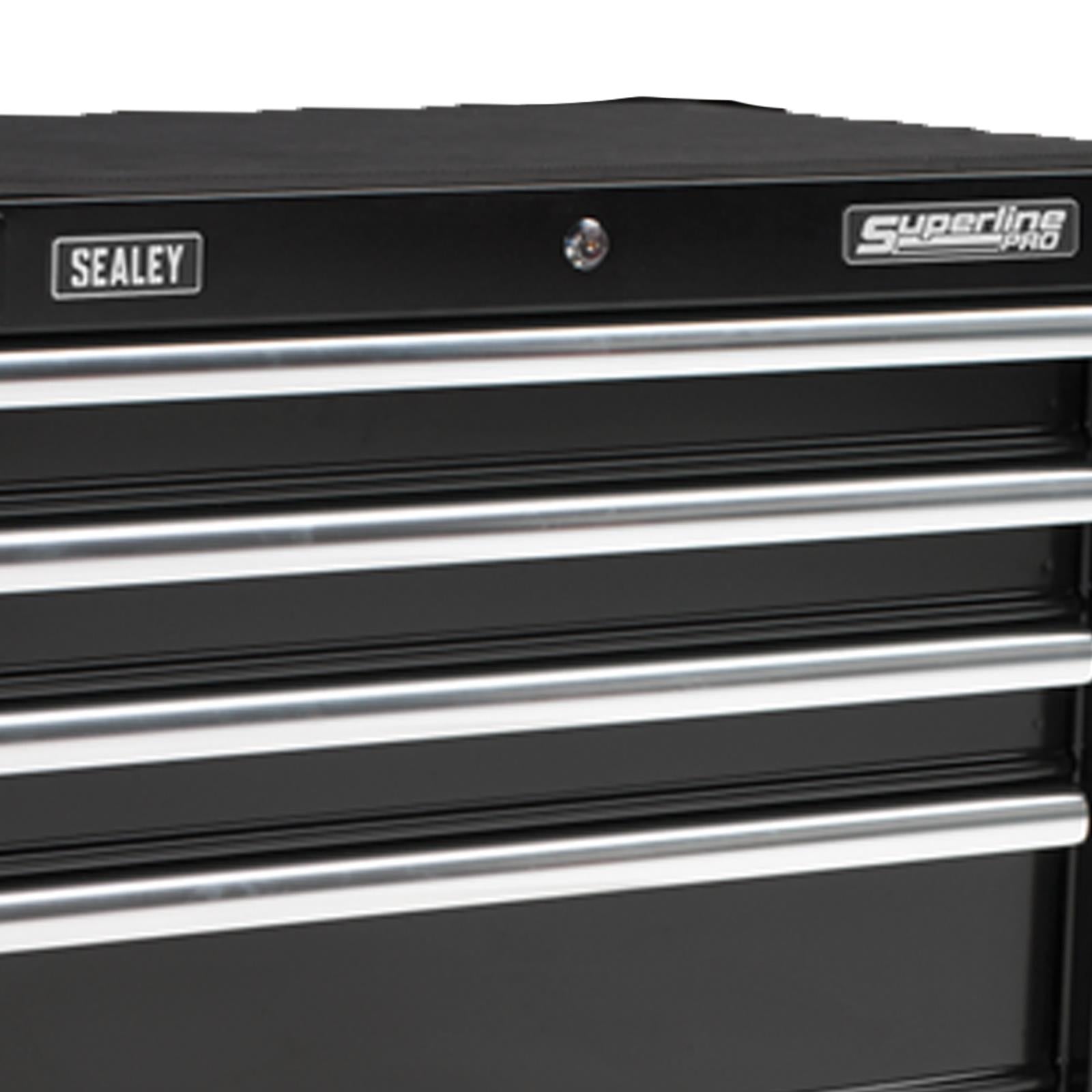 Rollcab 5 Drawer With Ball Bearing Slides - Black From Sealey AP33459B Syd