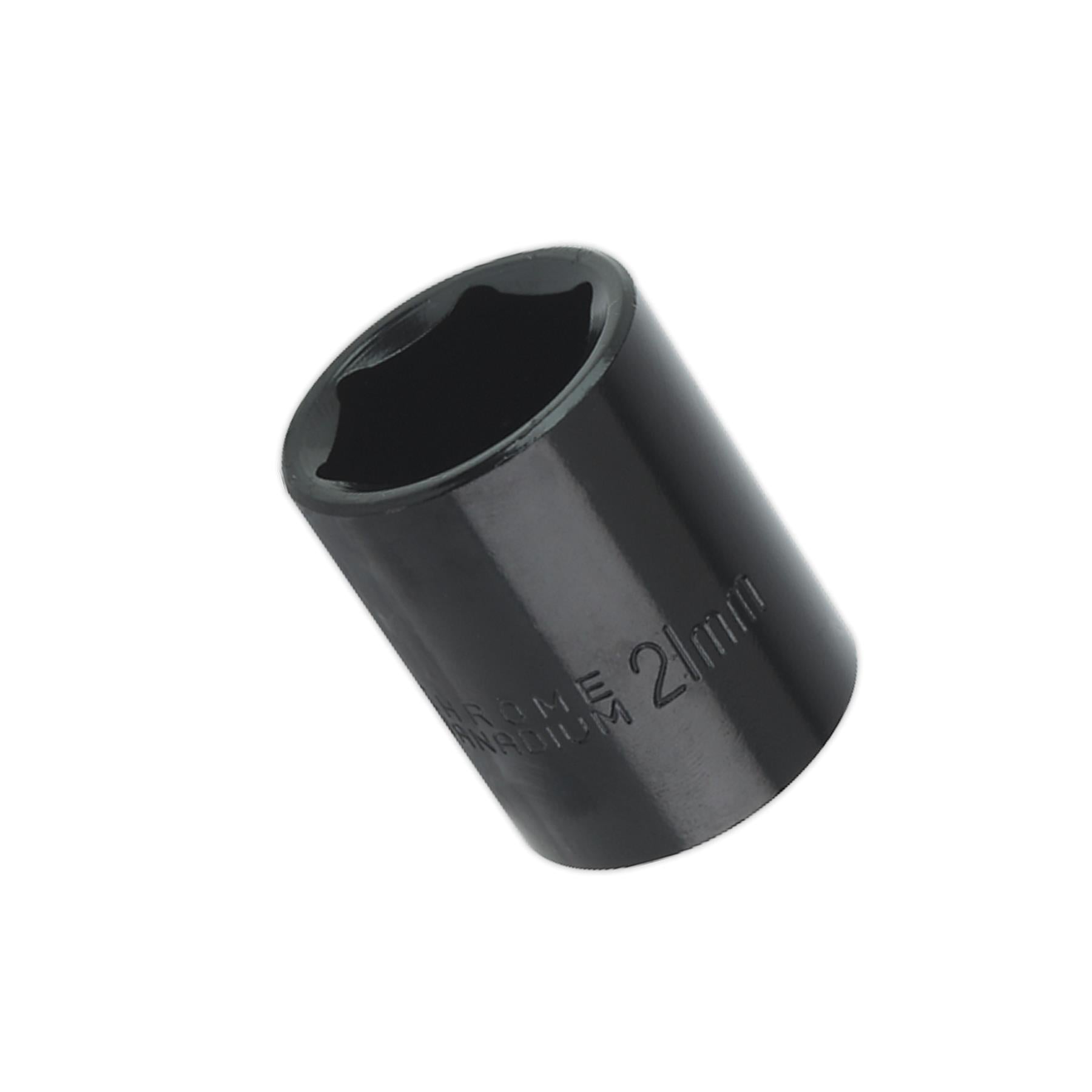 Sealey Impact Socket 21mm 1/2"Sq Drive