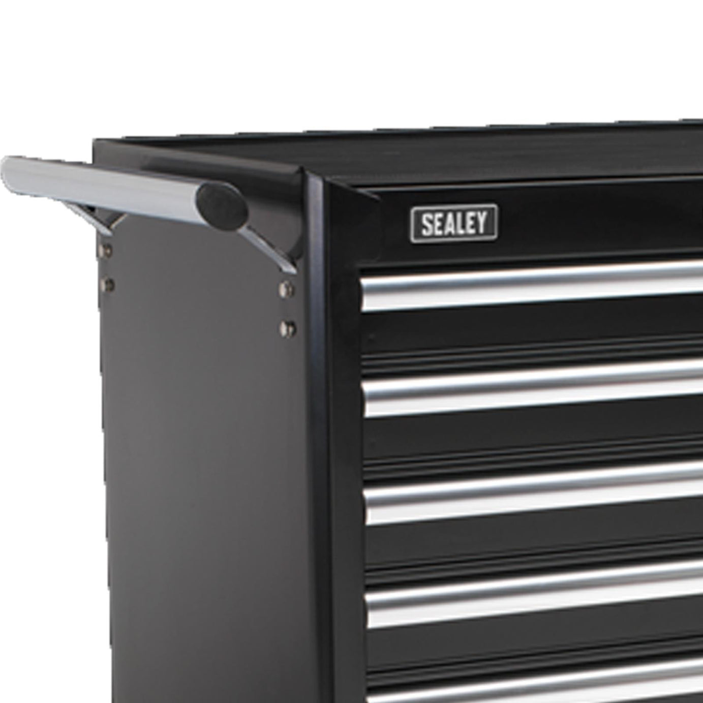 Rollcab 7 Drawer With Ball Bearing Slides - Black From Sealey AP33479B Syd