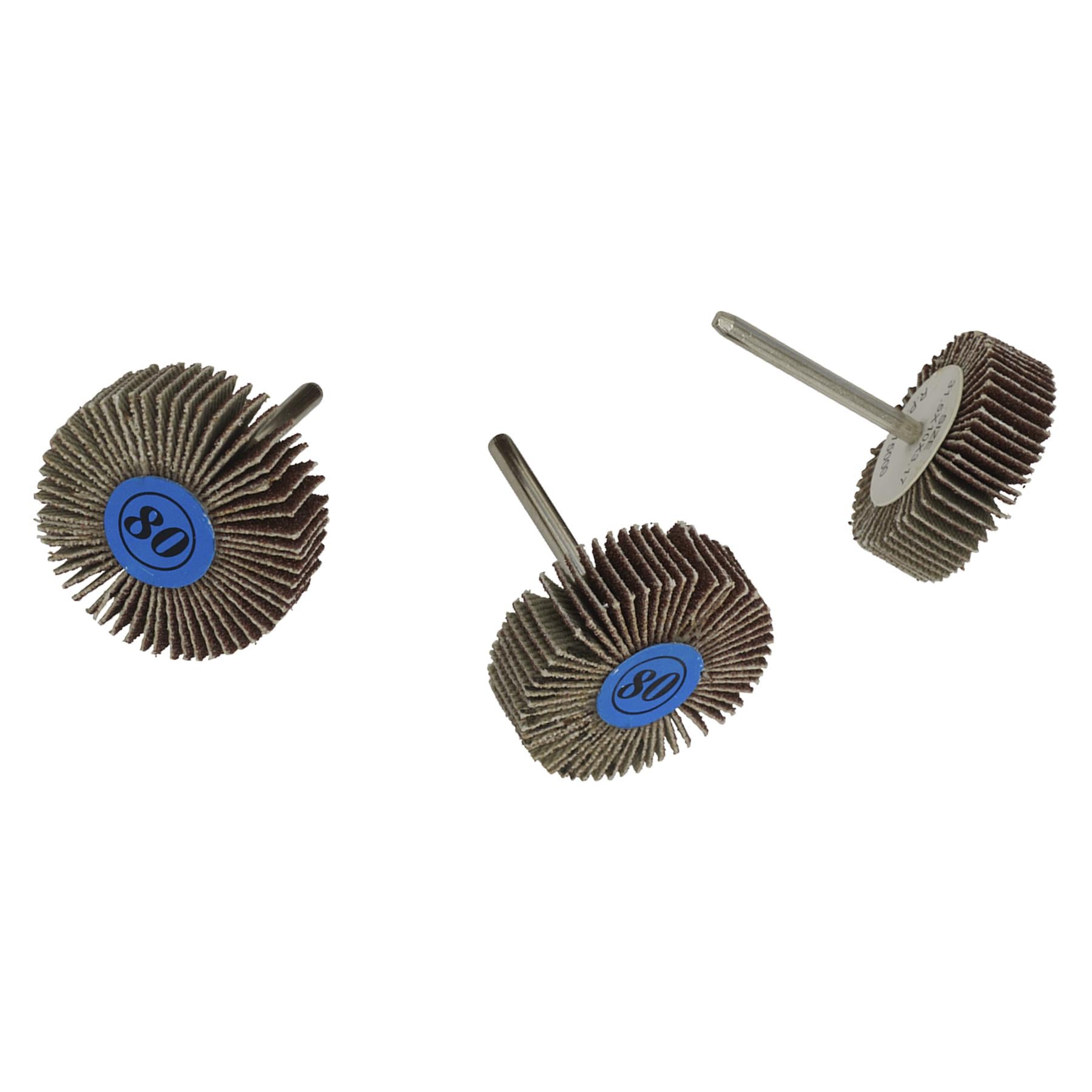 Sealey Rotary Tool Flap Wheel Set 30mm 7pc