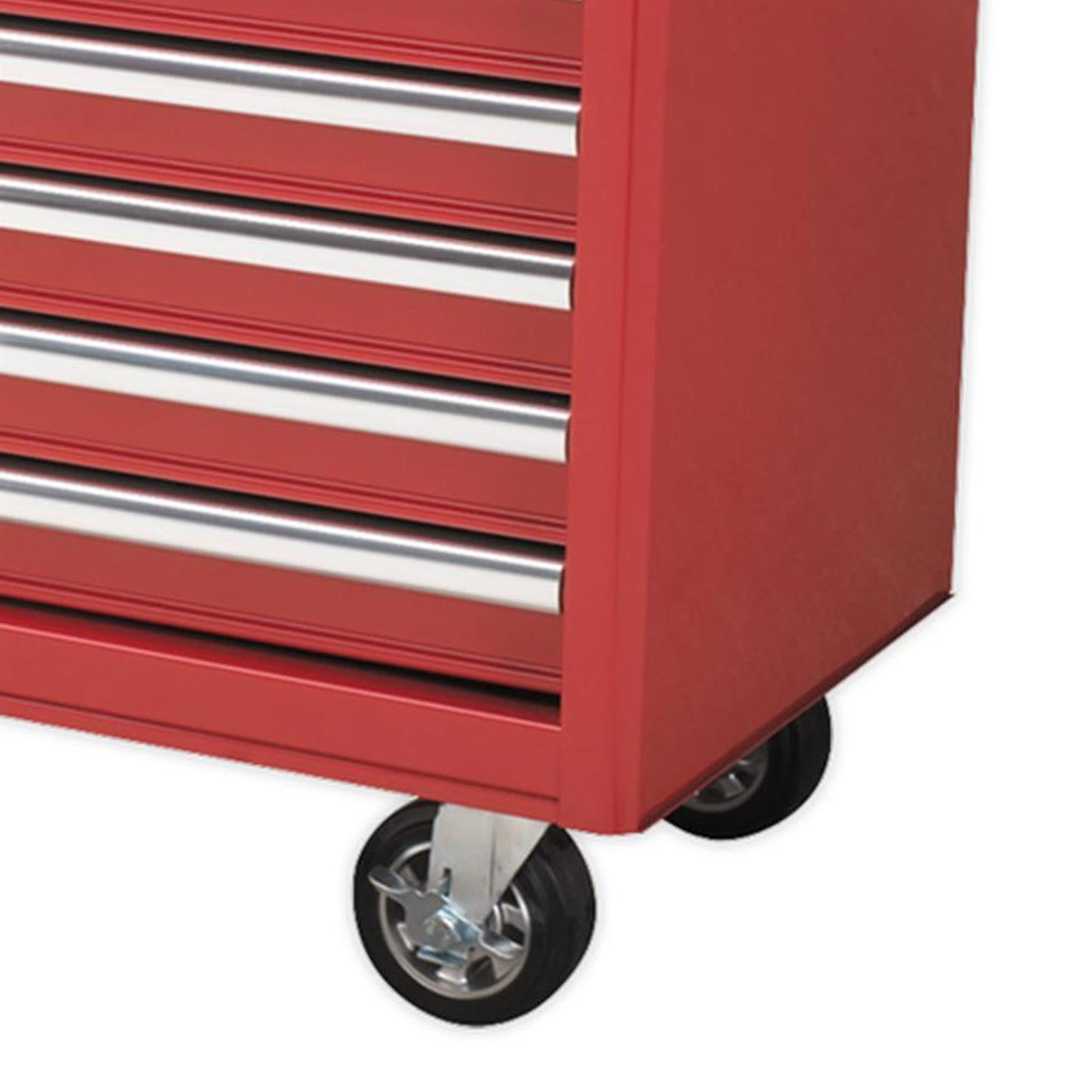 Sealey Rollcab 12 Drawer with Ball Bearing Slides Heavy-Duty - Red