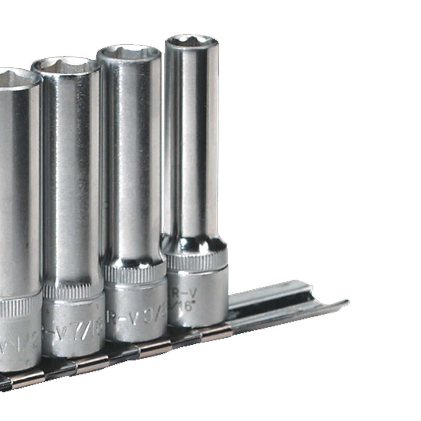 Sealey Socket Set 8pc 3/8"Sq Drive 6pt Deep WallDrive Imperial
