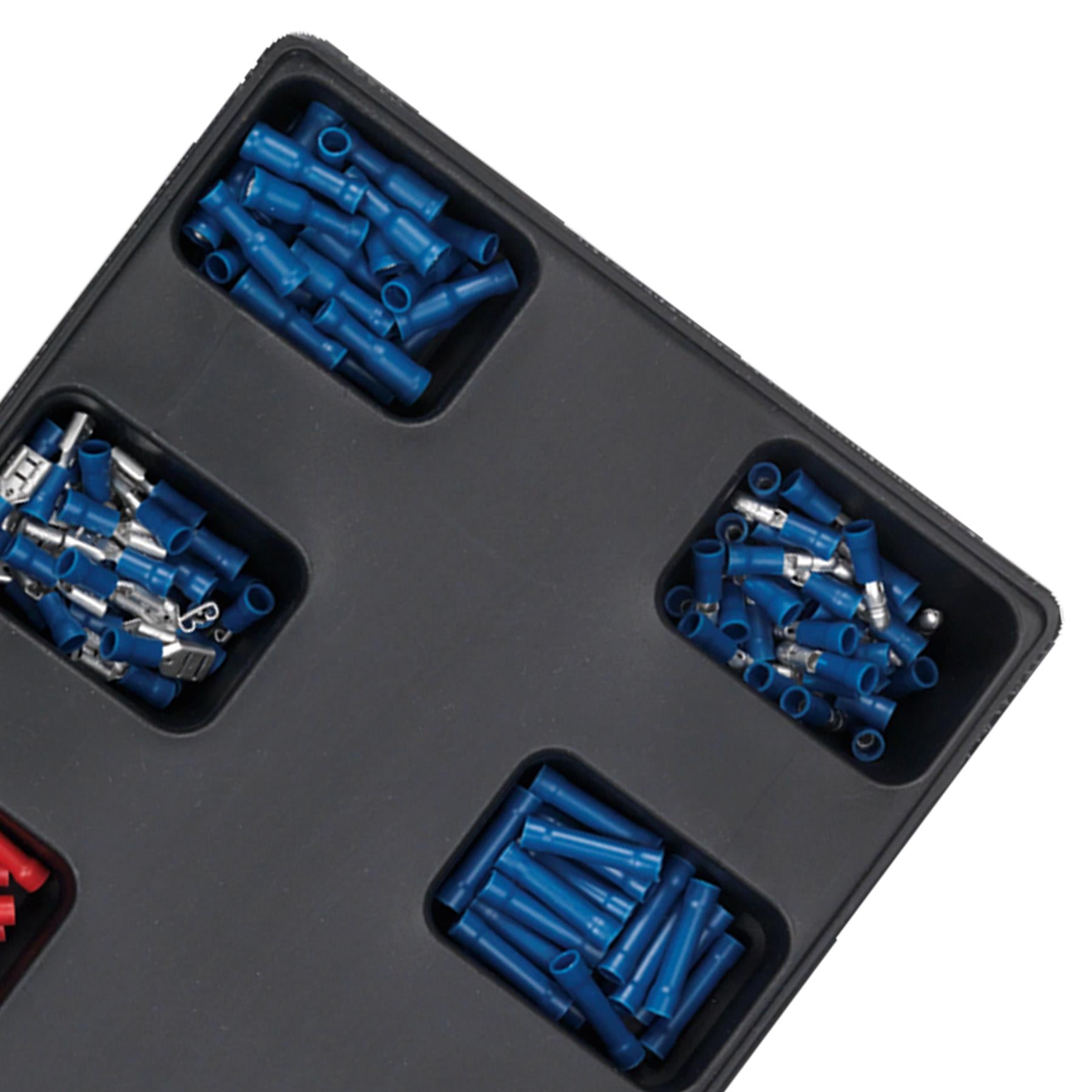 Sealey Tool Tray with Ratchet Crimper & Asstd Insulated Terminals