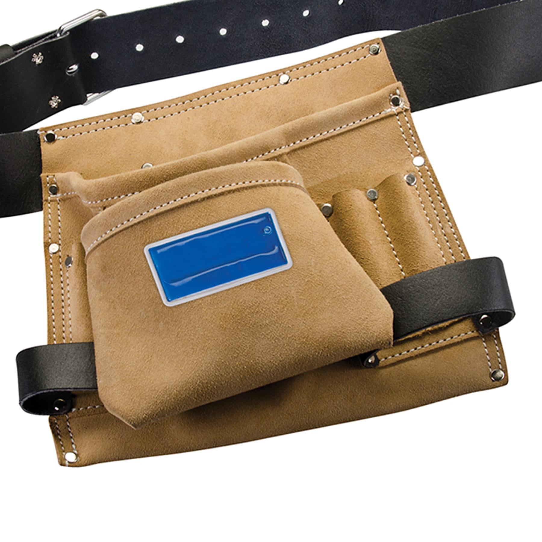 Leather Nail & Tool Bag 8 Pocket - 260 X 230mm