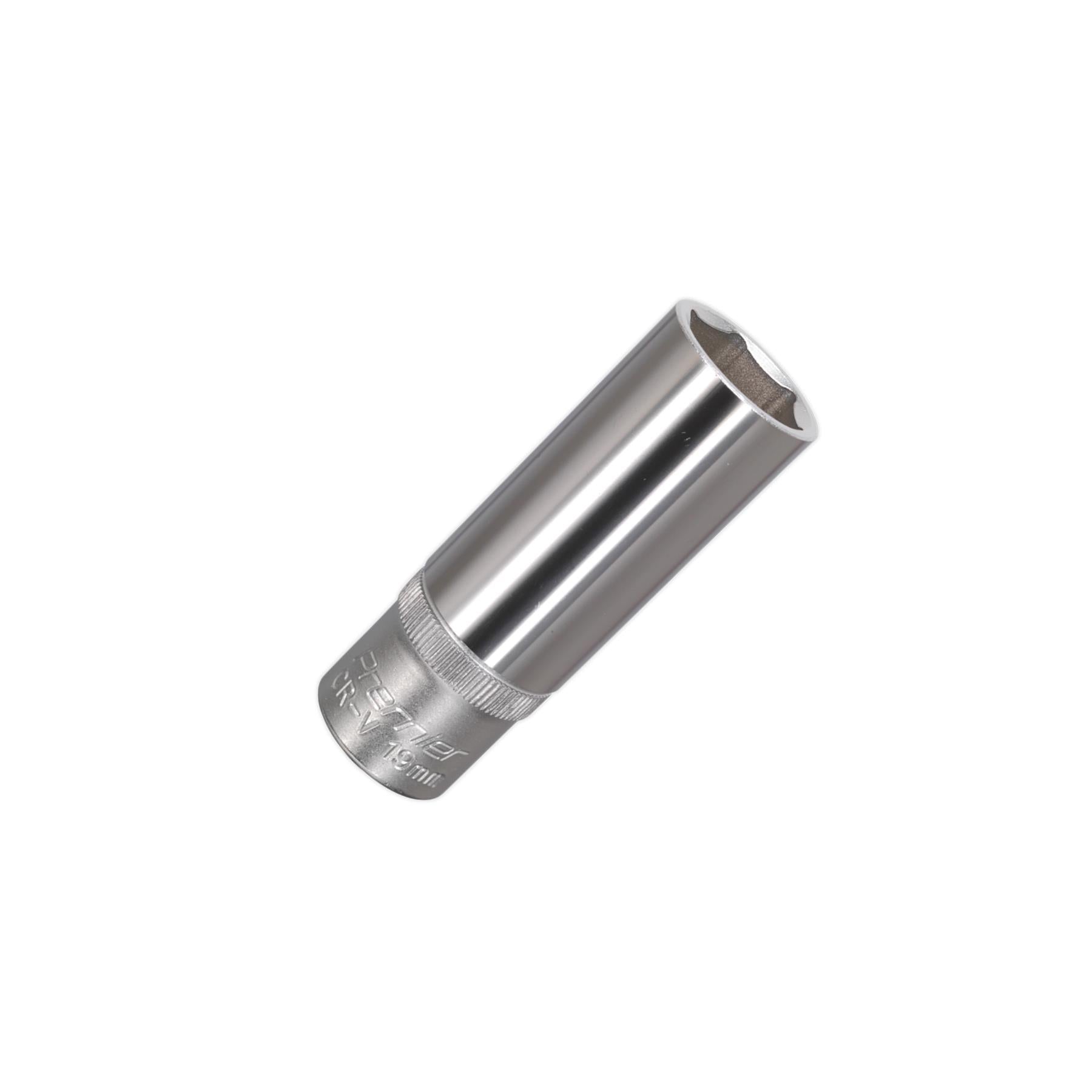 Sealey WallDrive® Socket 19mm Deep 1/2"Sq Drive