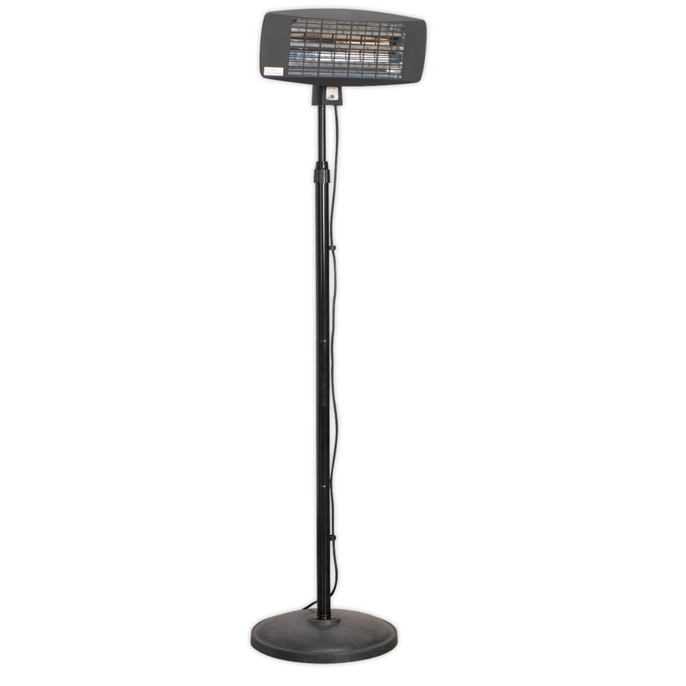 Sealey Infrared Quartz Patio Heater 2000W Telescopic Floor Stand