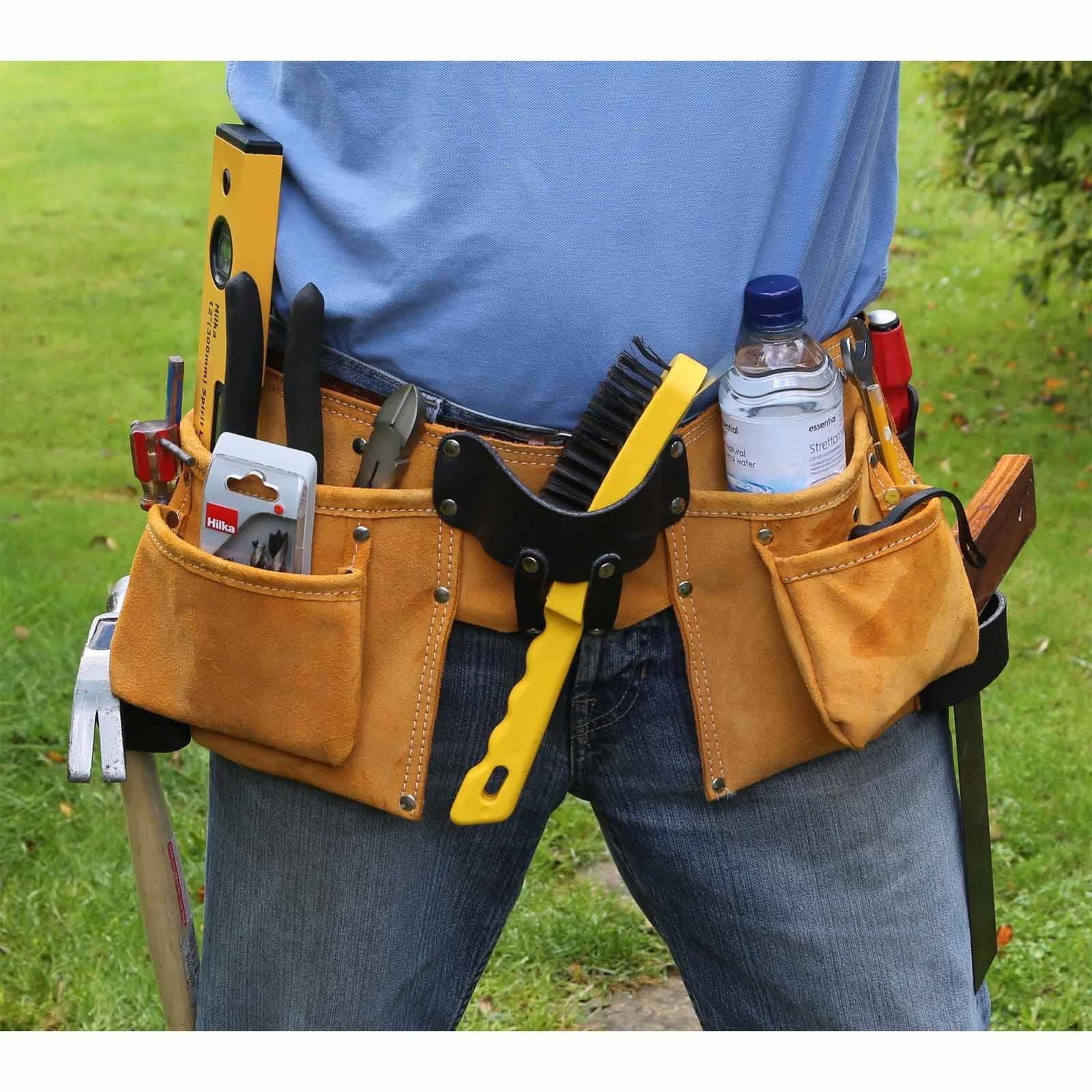 Leather Double Tool Belt