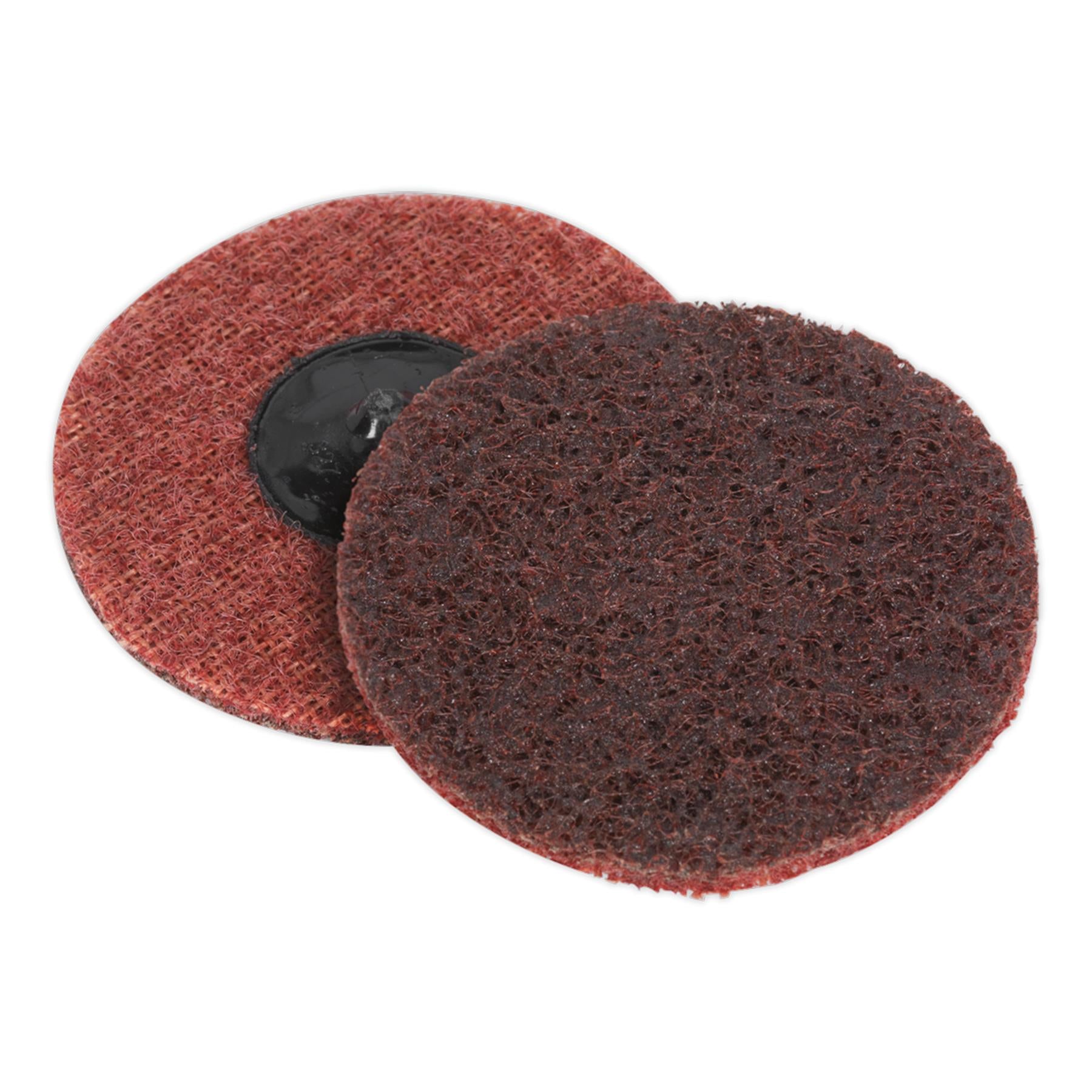 Sealey Quick-Change Preparation Pad 75mm Medium Pack of 10