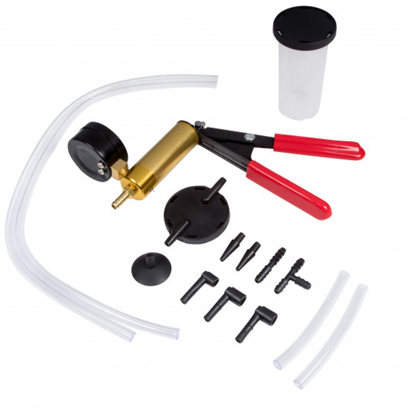 BlueSpot Brake Bleeder and Vacuum Pump Kit Car Bike Vehicle Tester Fuel Ignition Testing